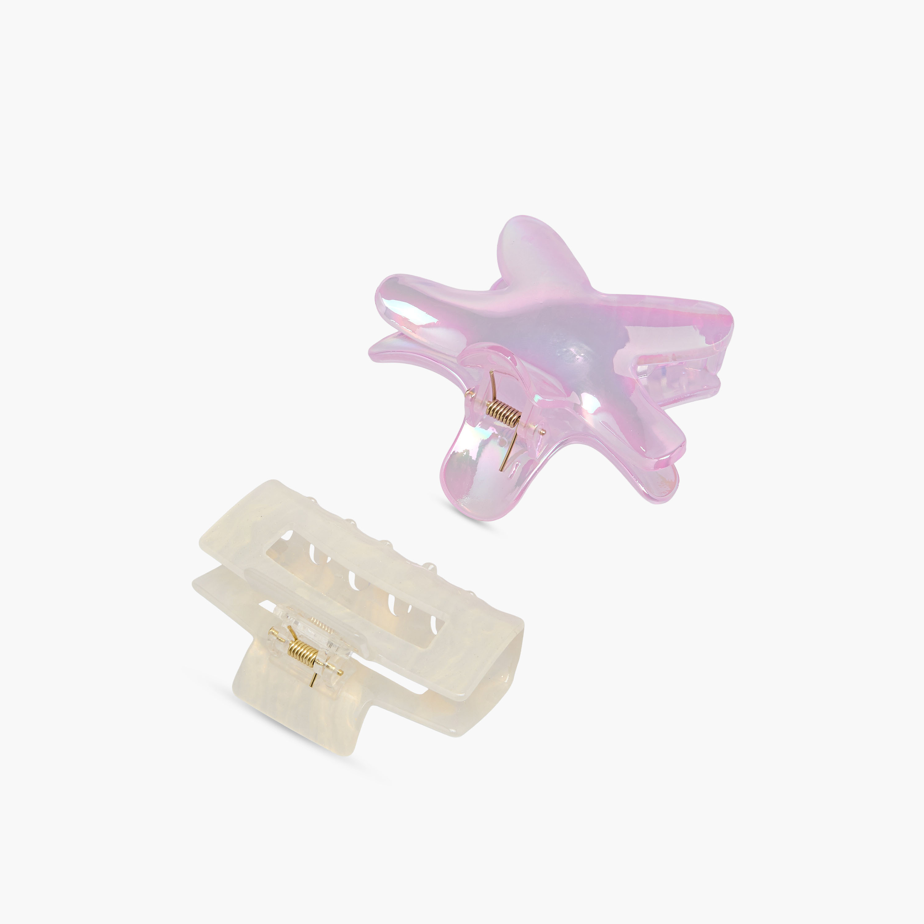 Pack of 2 Assorted Hair Clamp with Glossy Finish-women-hairaccessories-clamps-image-5