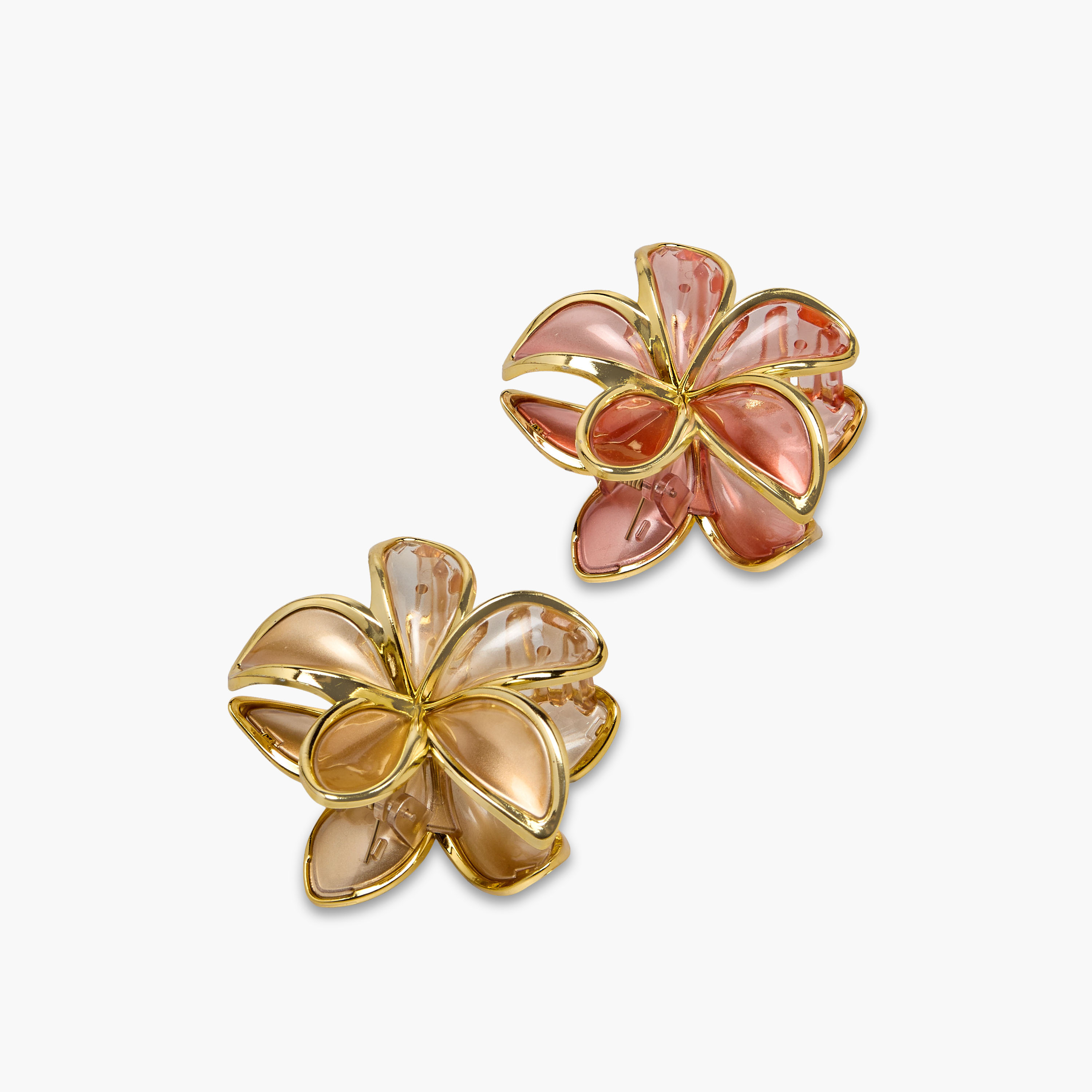 طقم من 2 - مشبك شعر بتصميم ميتاليك-women-hairaccessories-clamps-image-5