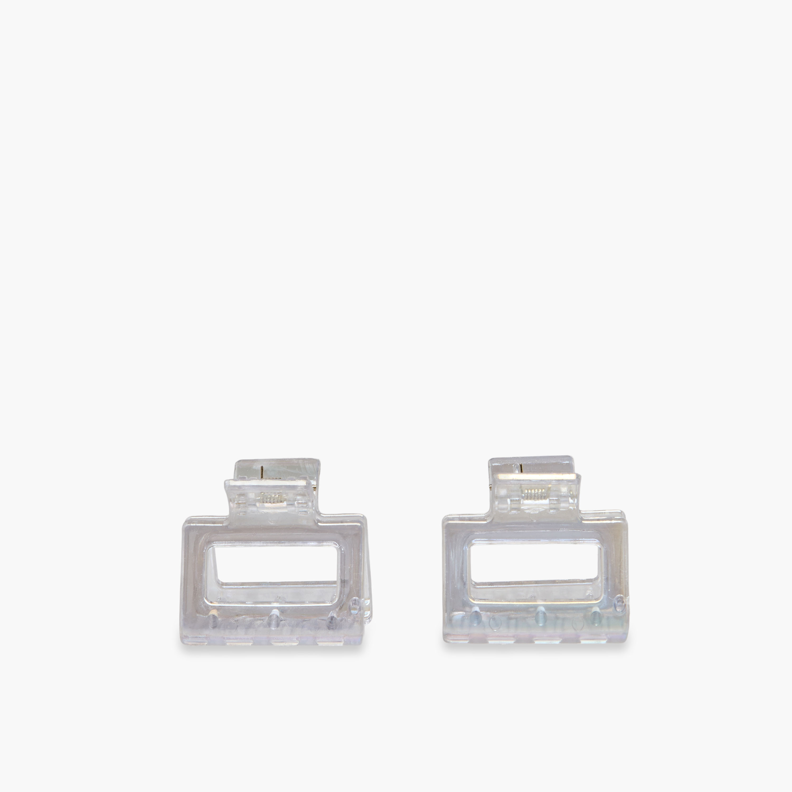 Pack of 8 Rectangle Hair Clamp with Glossy Finish-women-hairaccessories-clamps-image-2