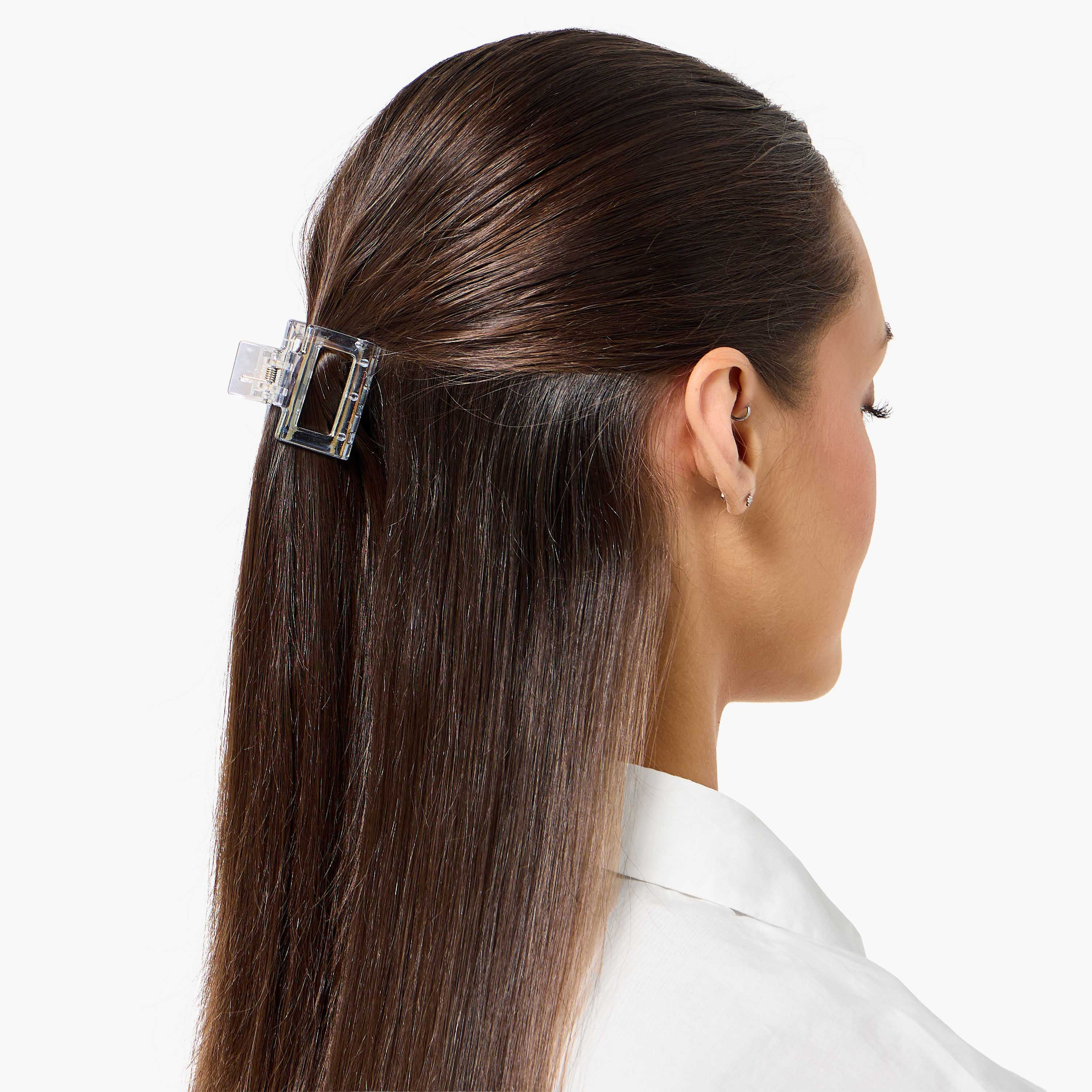 Pack of 8 Rectangle Hair Clamp with Glossy Finish-women-hairaccessories-clamps-image-3
