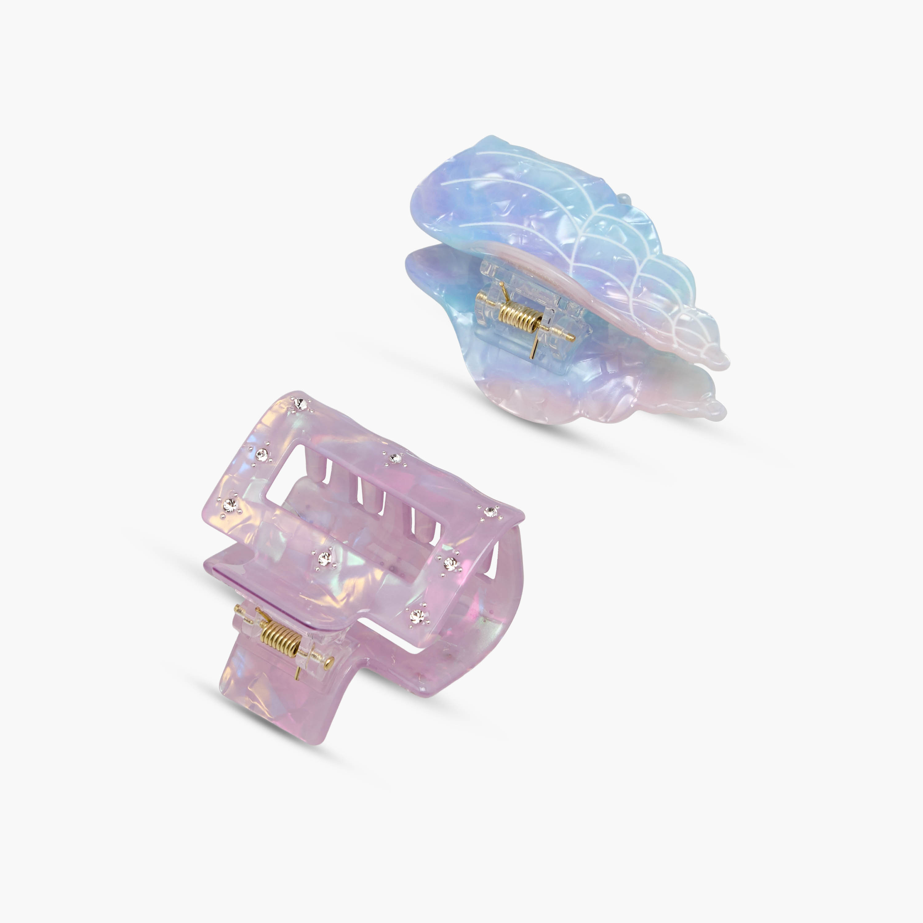 Pack of 2 Assorted Hair Clamp with Glossy Finish-women-hairaccessories-clamps-image-5