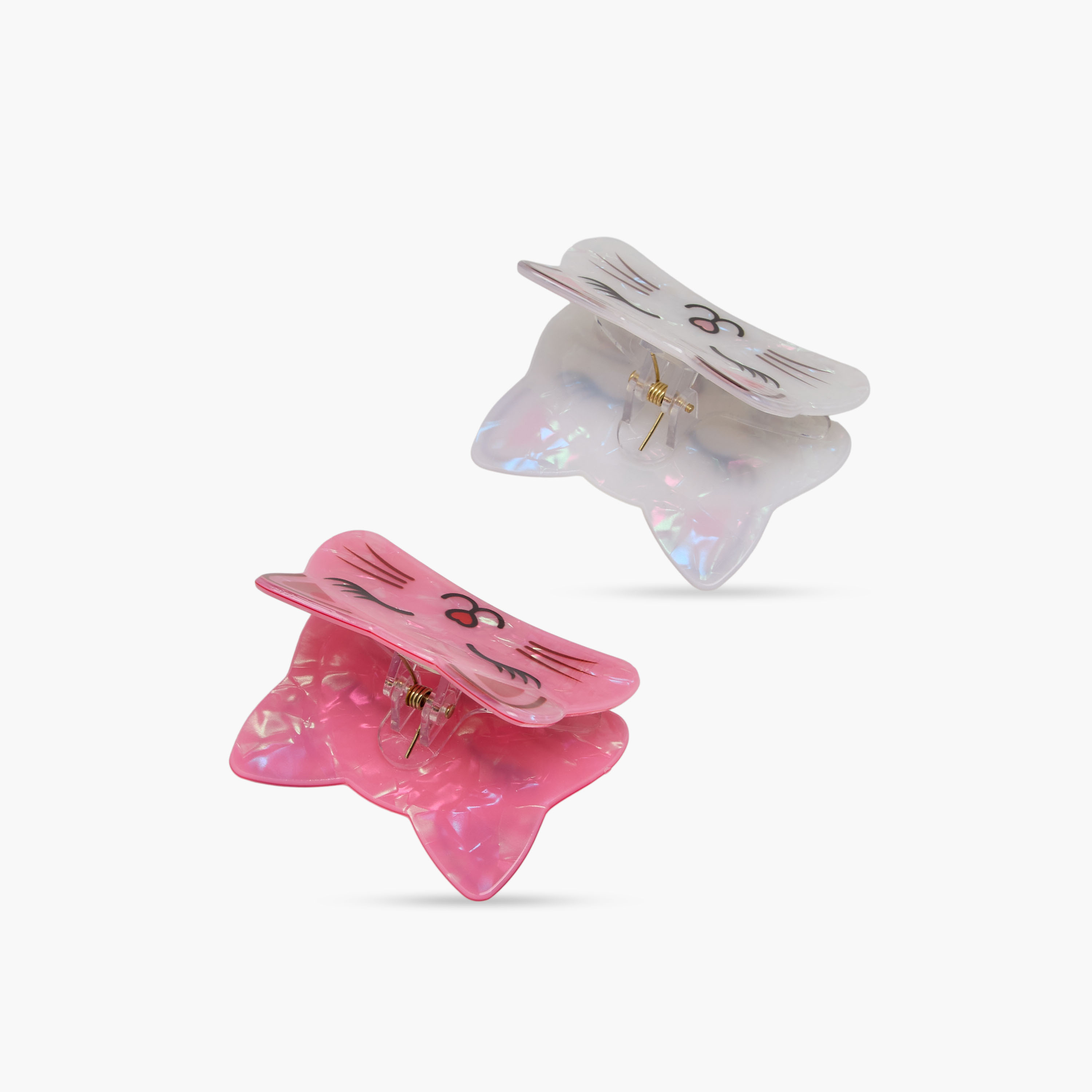 Pack of 2 Cat Hair Clamp with Glossy Finish-women-hairaccessories-clamps-image-5