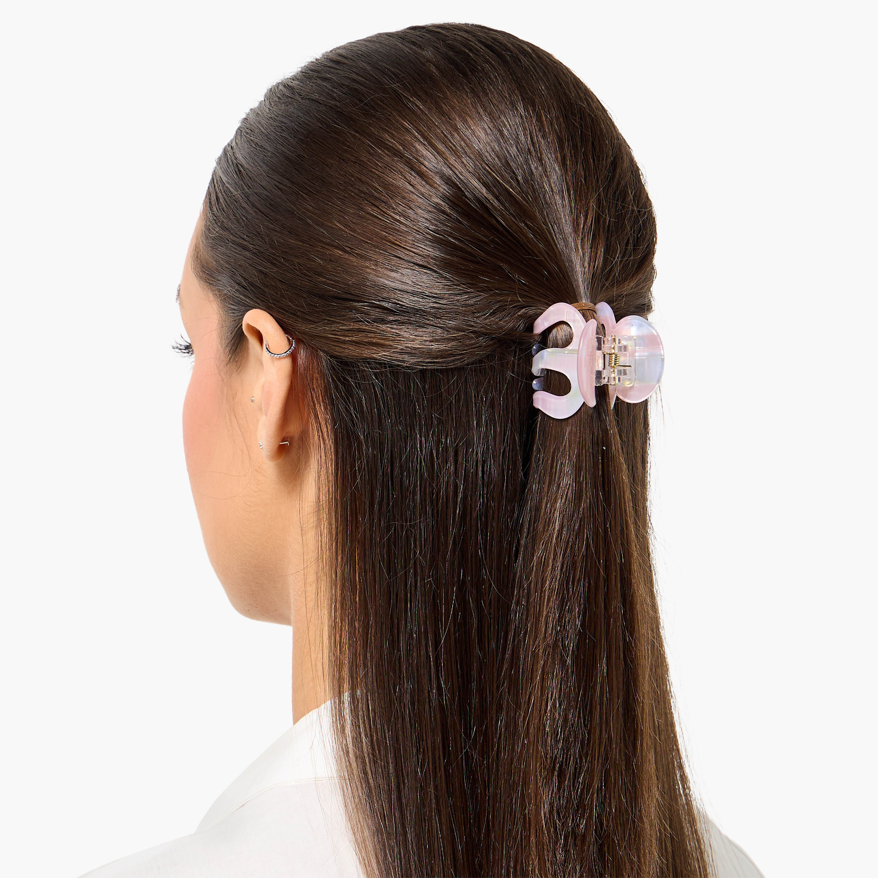 Pack of 3 Octopus Shape Hair Clamps with Iridescent Design-women-hairaccessories-clamps-image-3
