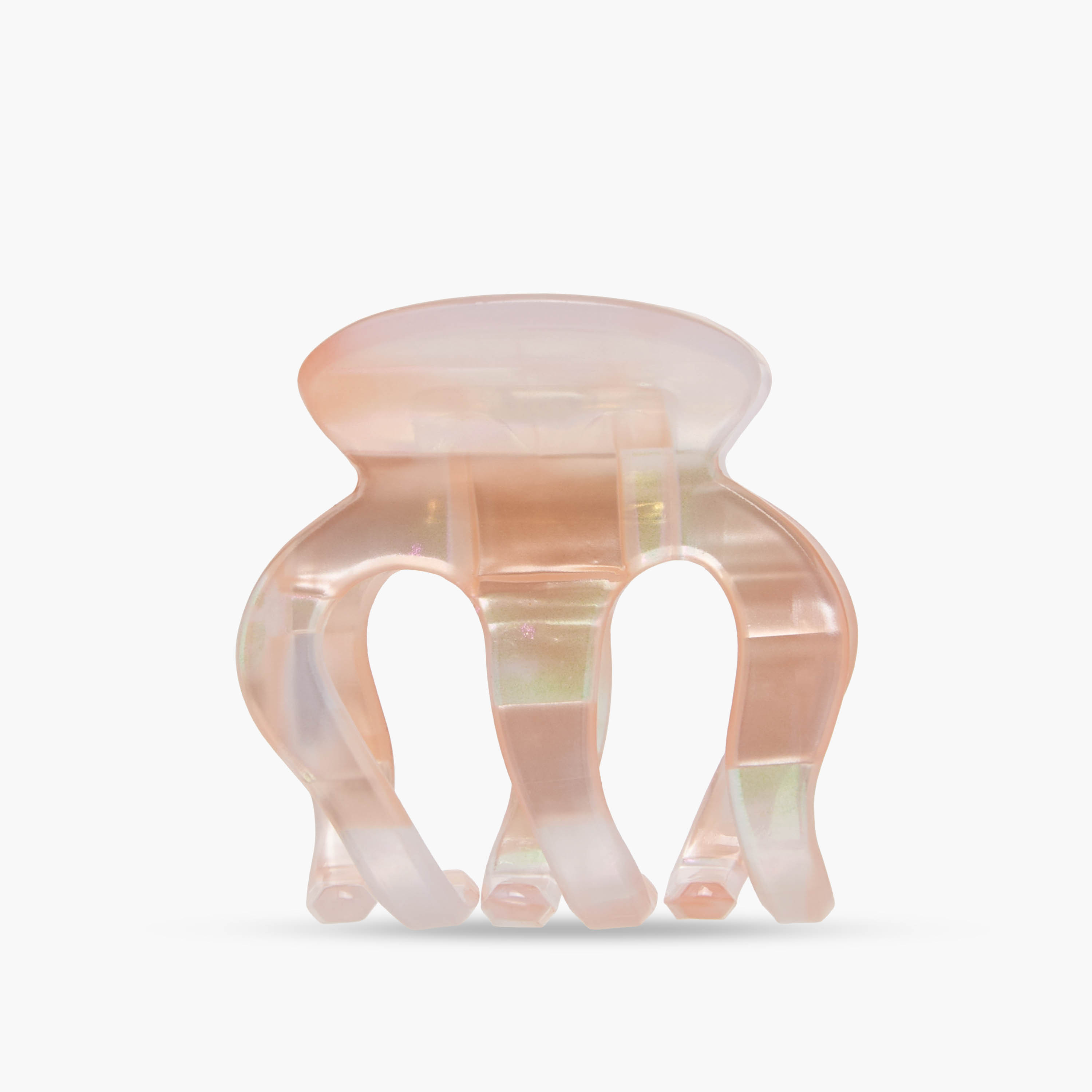 Pack of 3 Octopus Shape Hair Clamps with Iridescent Design-women-hairaccessories-clamps-image-4