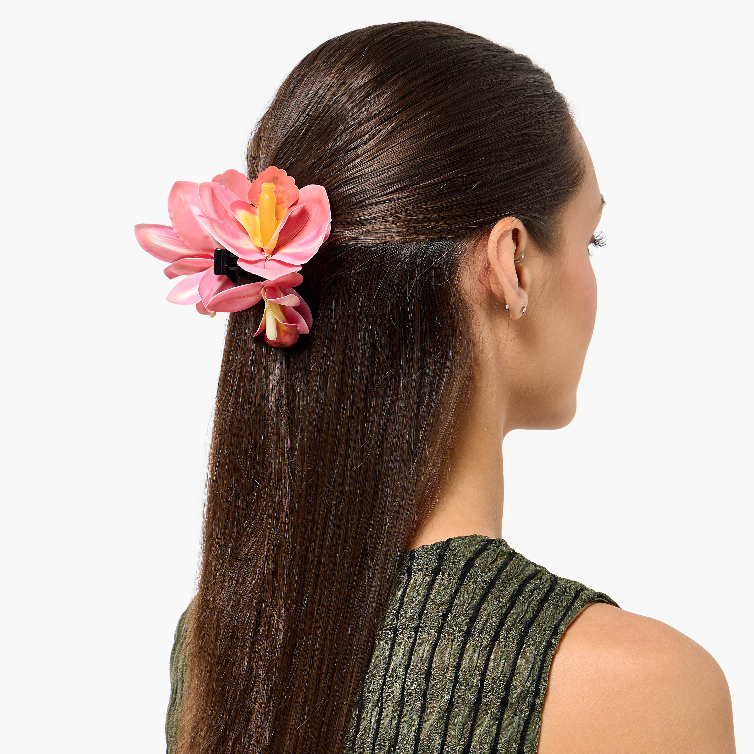 Orchid Shaped Hair Clamp-women-hairaccessories-clamps-image-2