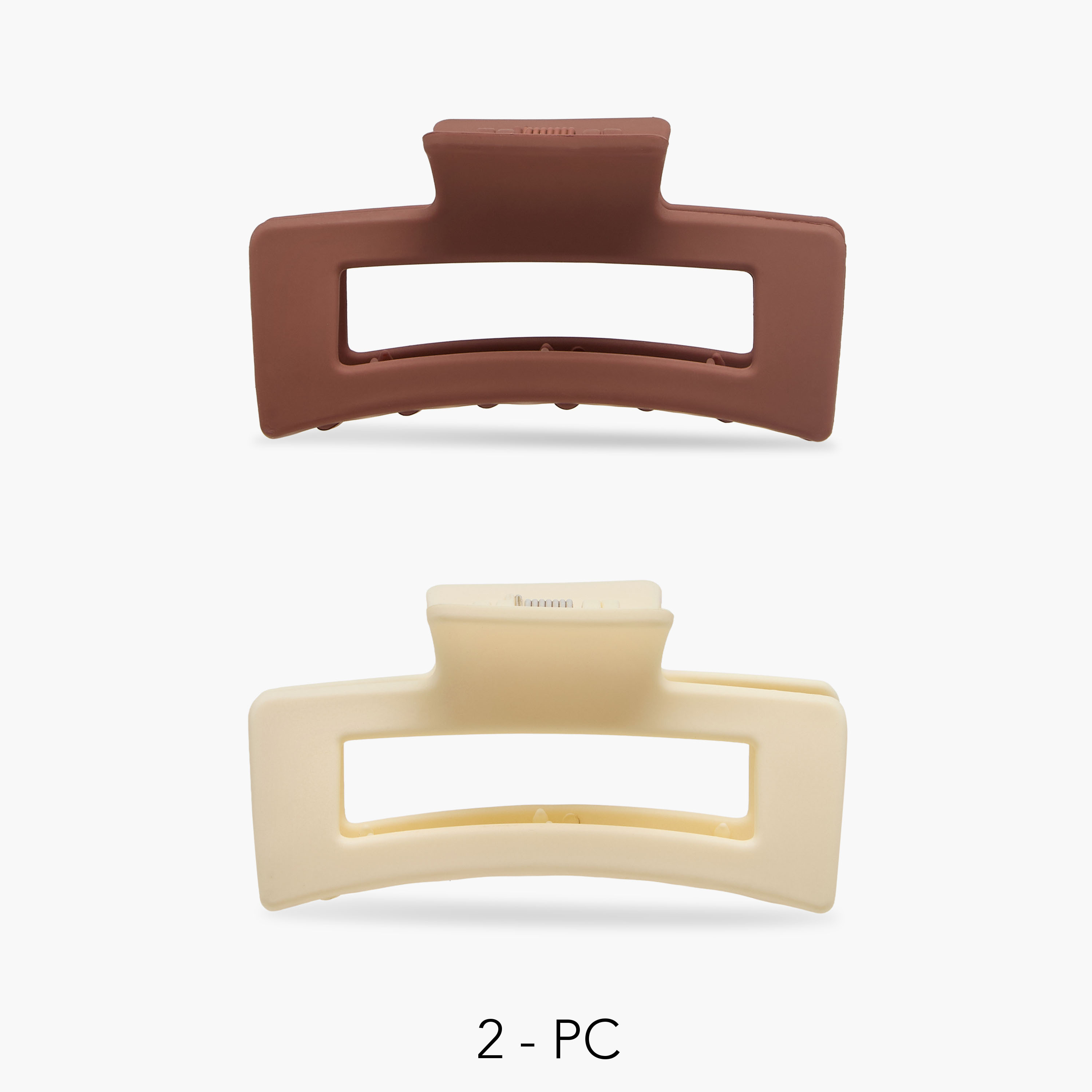 Pack of 2 Rectangular Shape Hair Clamps-women-hairaccessories-clamps-image-1