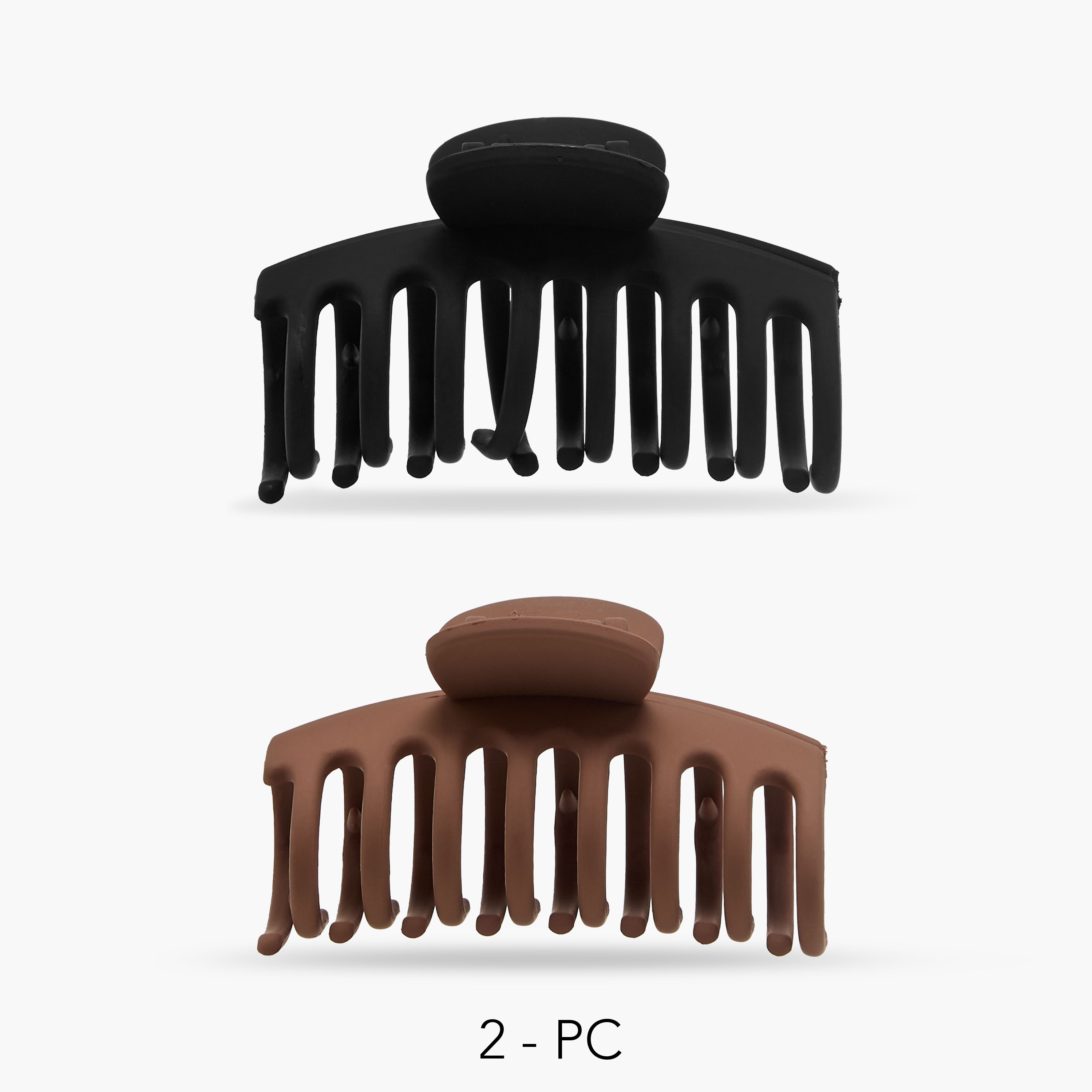 Pack of 2 Hair Clamps with Plain Design-women-hairaccessories-clamps-image-1