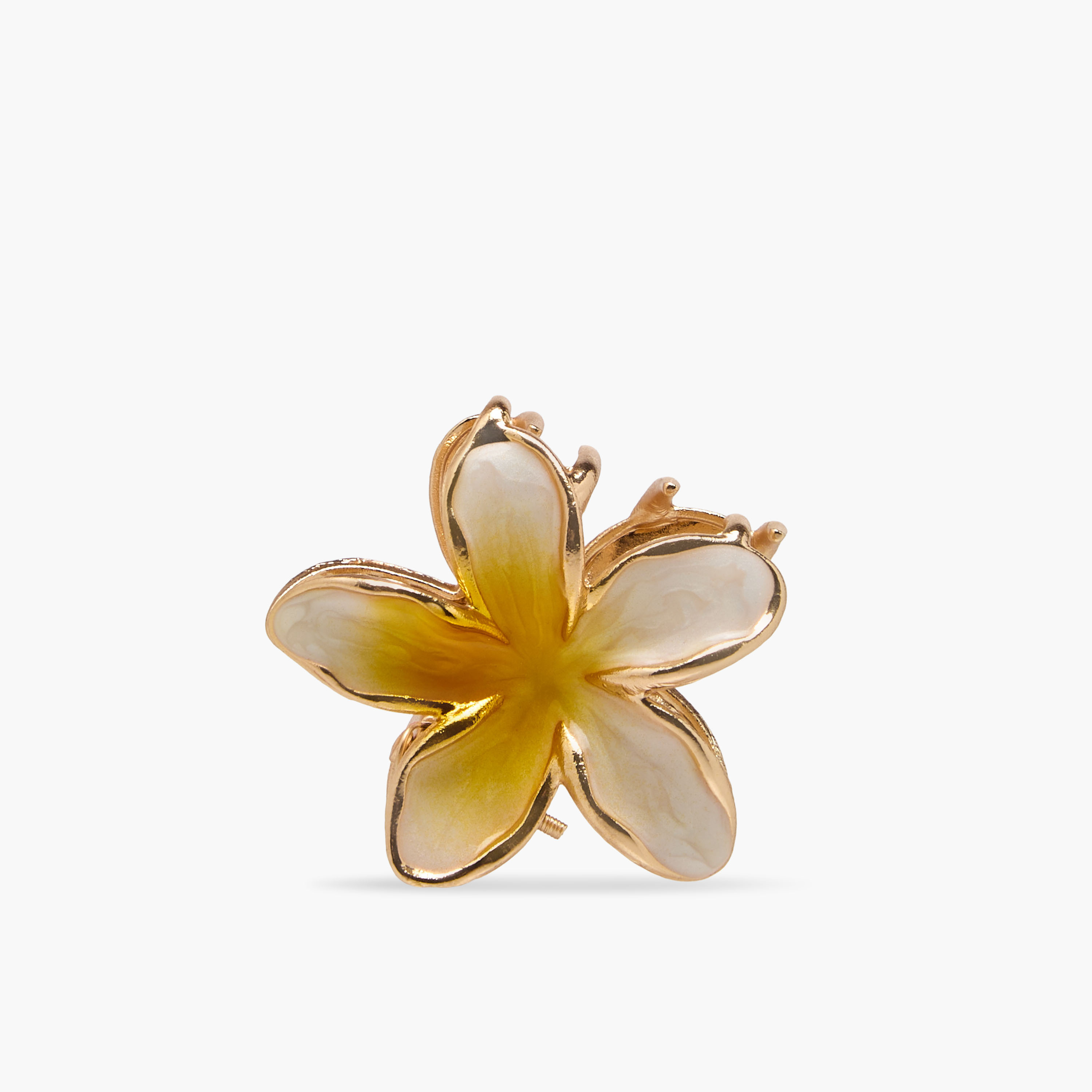 طقم مشابك شعر زهور 3 قطع بطلاء المينا-women-hairaccessories-clamps-image-4