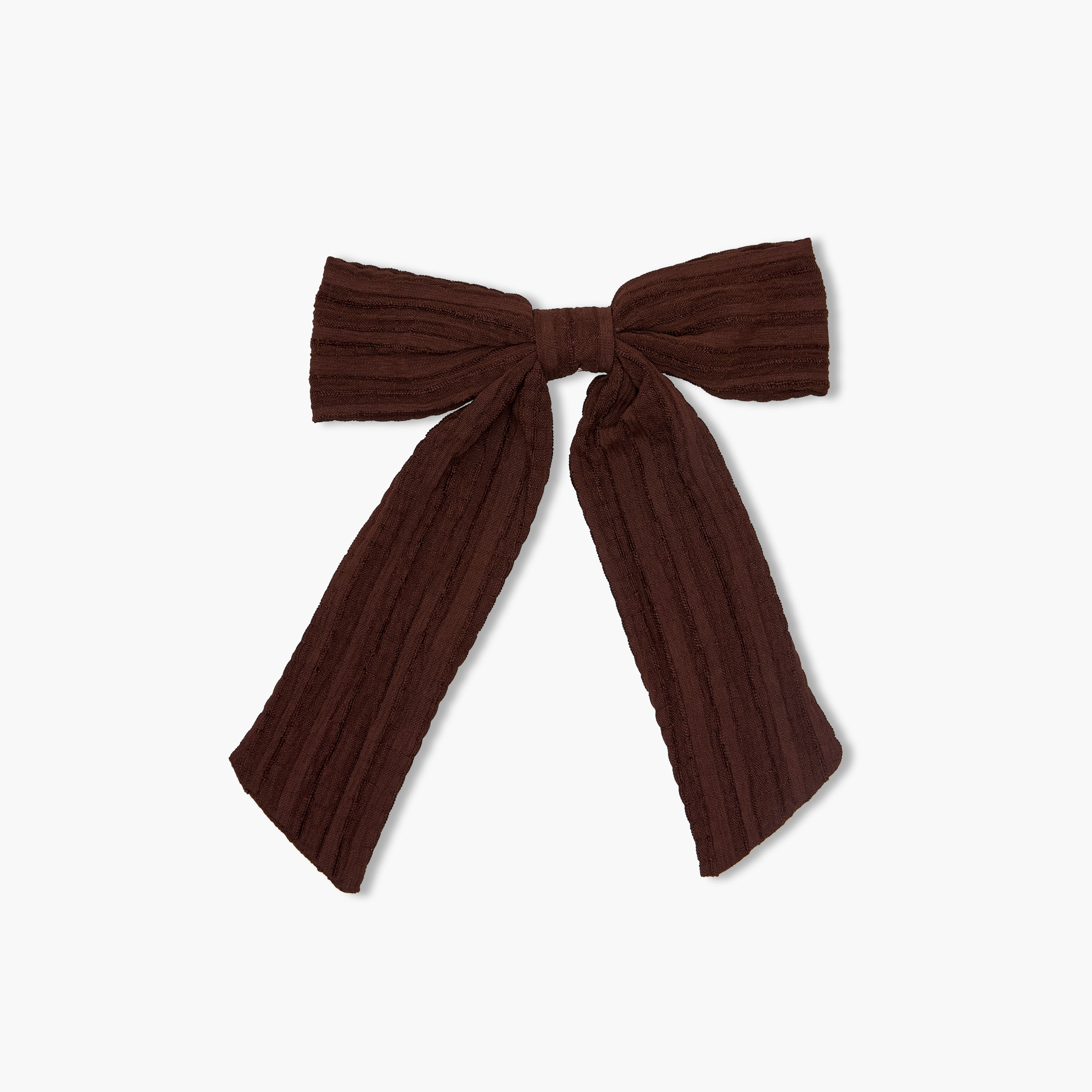 مجموعة مشابك شعر بفيونكة بارزة الملمس 3 قطع من جلو-women-hairaccessories-clips-image-4