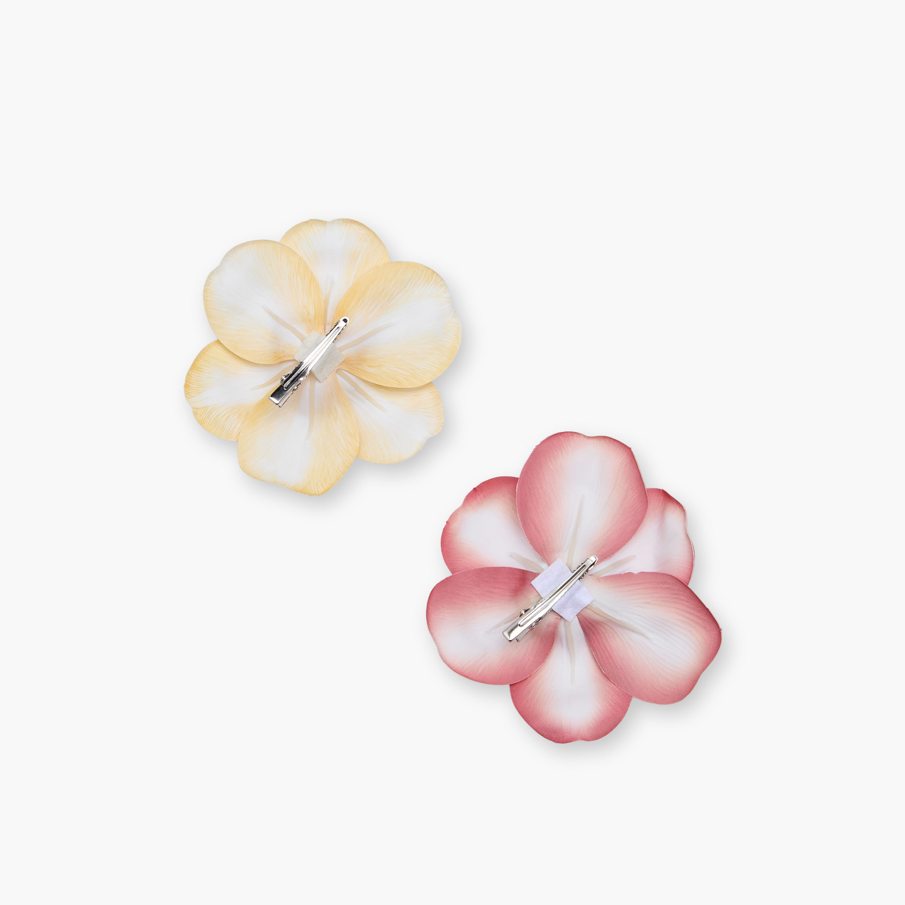 Pack of 2 Floral Shape Hair Clips with Print-women-hairaccessories-clips-image-4