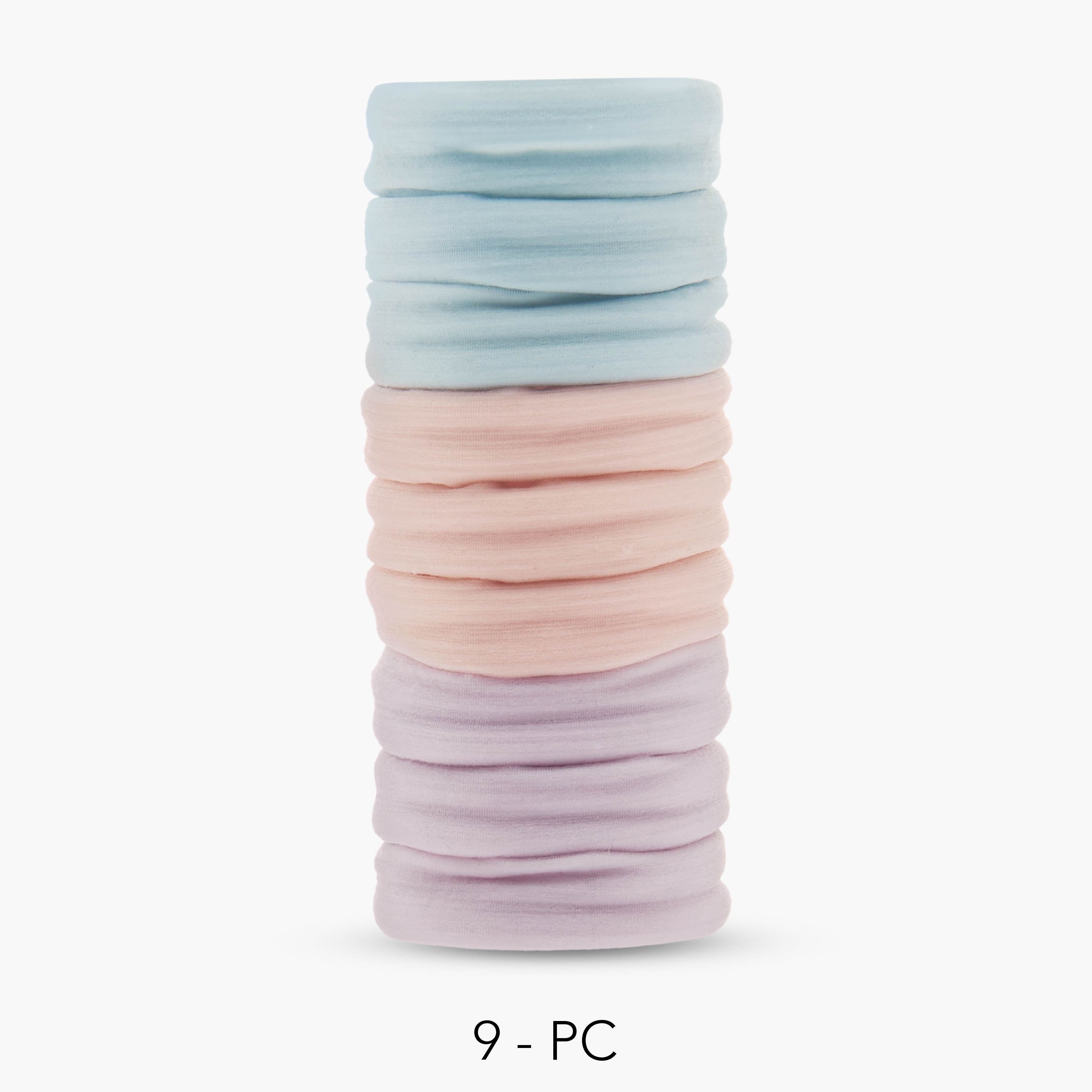 Pack of 9 Elastane Hair Tie-women-hairaccessories-bands-image-1