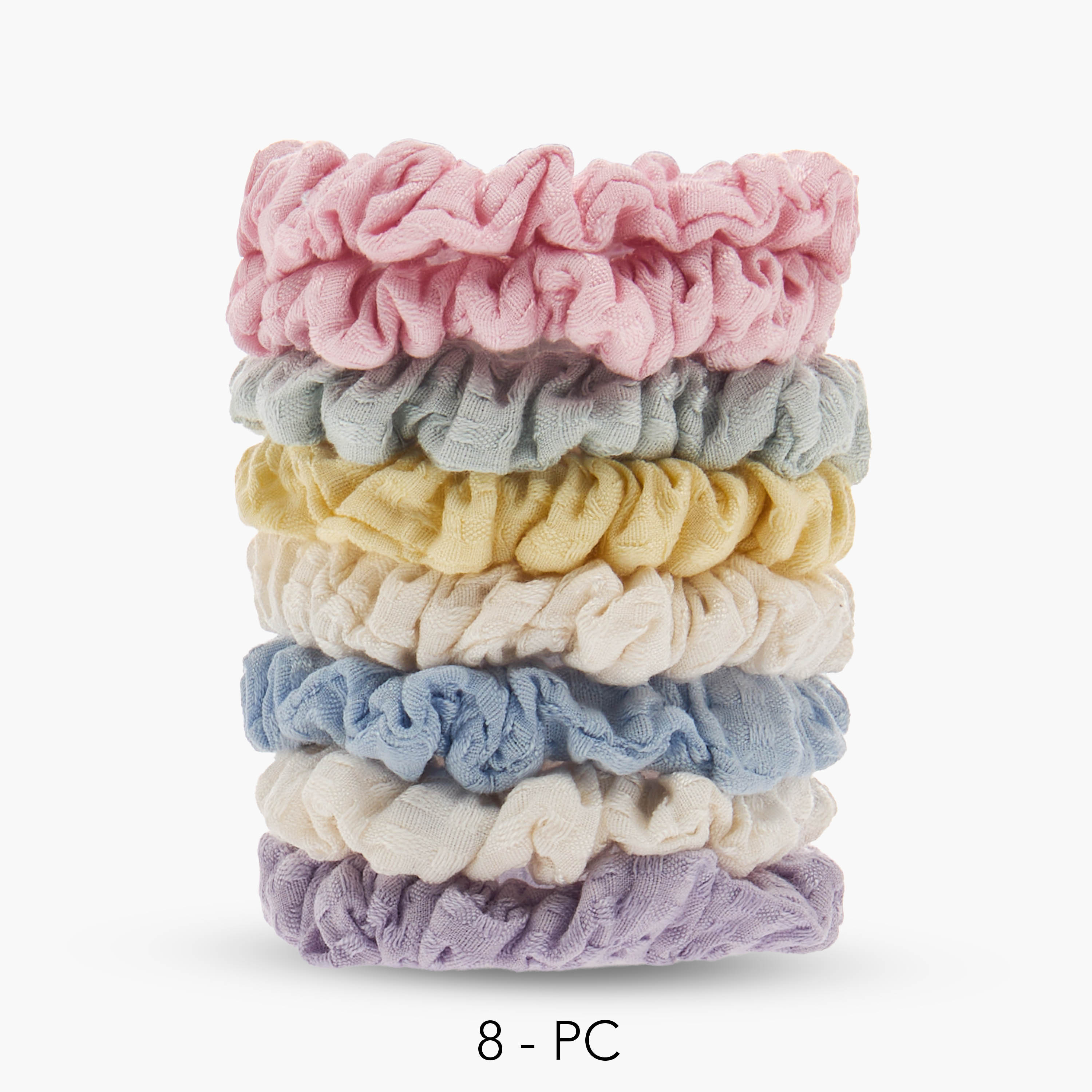 Pack of 8 Hair Scrunchie-women-hairaccessories-scrunchies-image-1