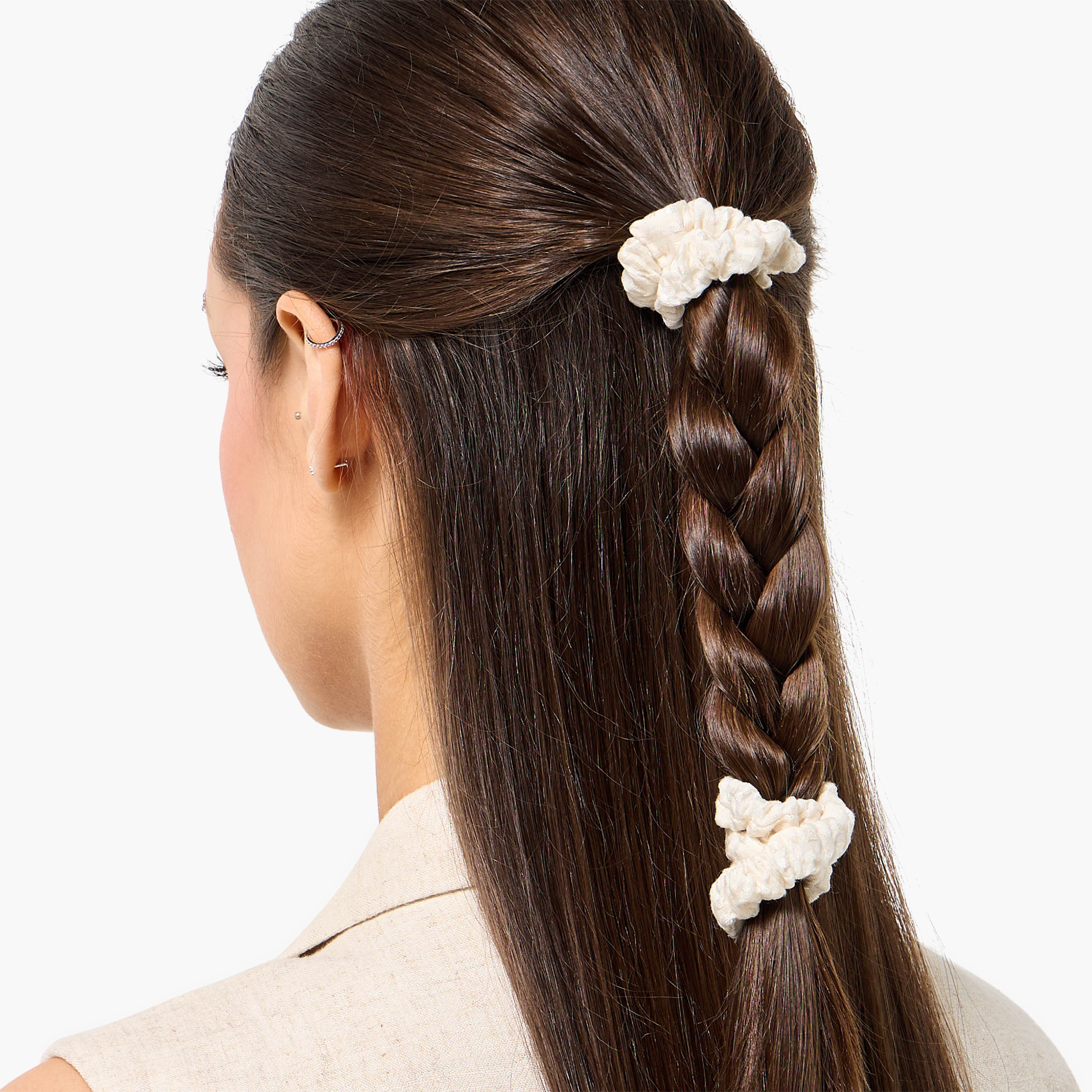 Pack of 8 Hair Scrunchie-women-hairaccessories-scrunchies-image-2