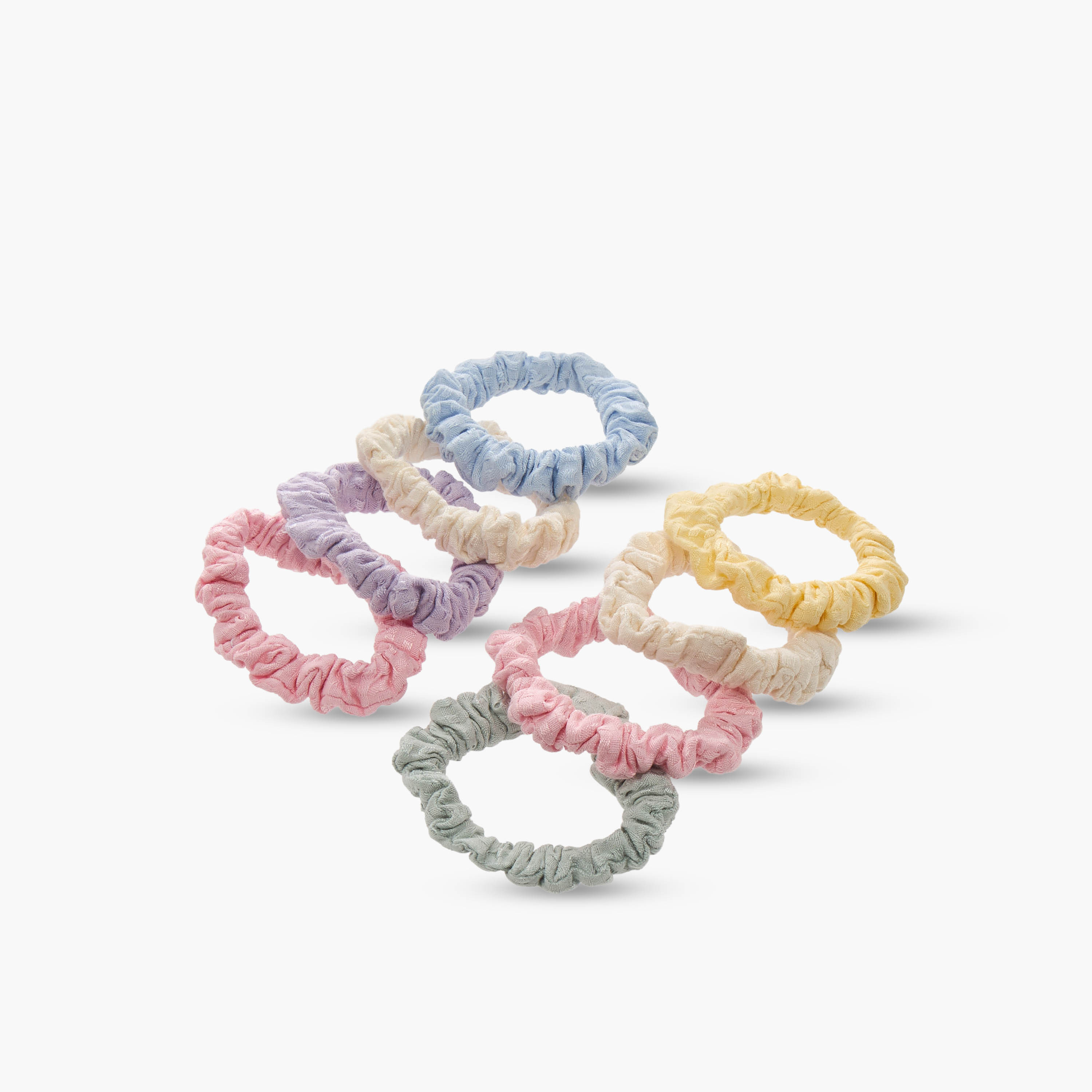 Pack of 8 Hair Scrunchie-women-hairaccessories-scrunchies-image-3