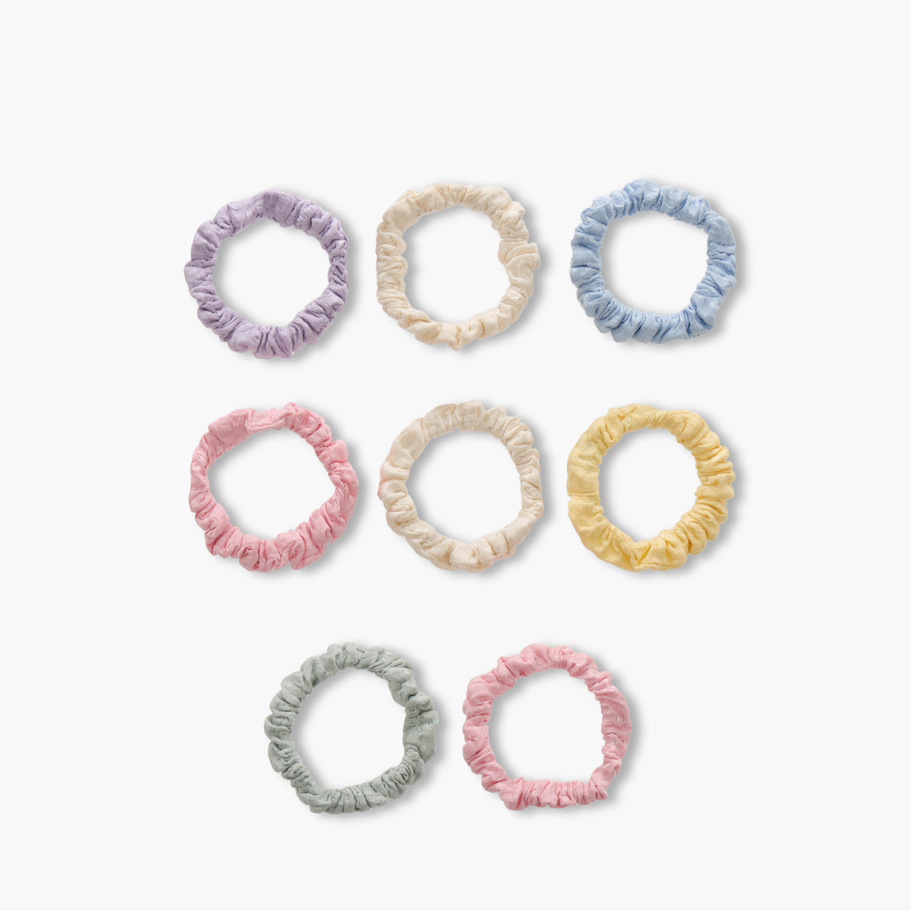 Pack of 8 Hair Scrunchie-women-hairaccessories-scrunchies-image-5