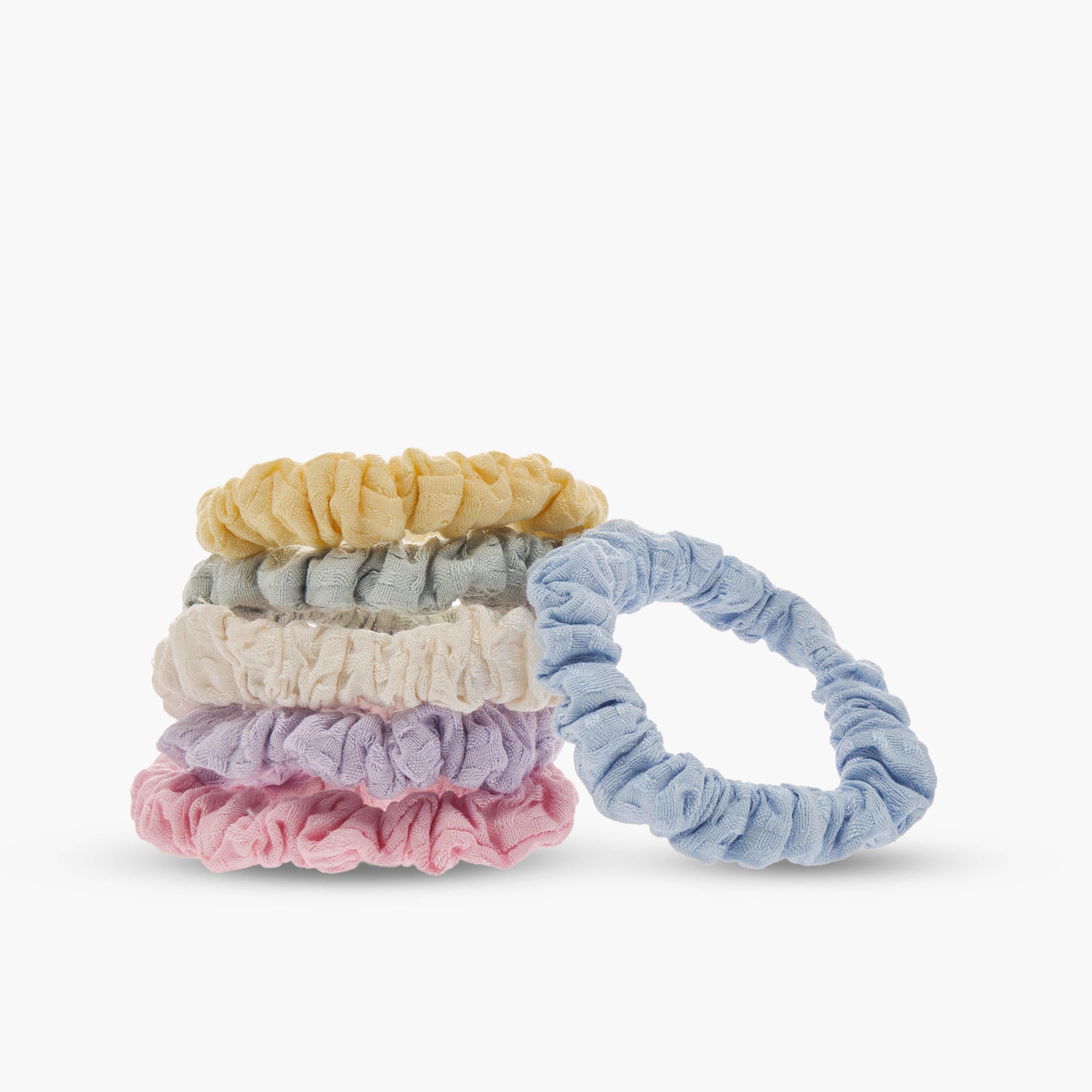 Pack of 8 Hair Scrunchie-women-hairaccessories-scrunchies-image-6