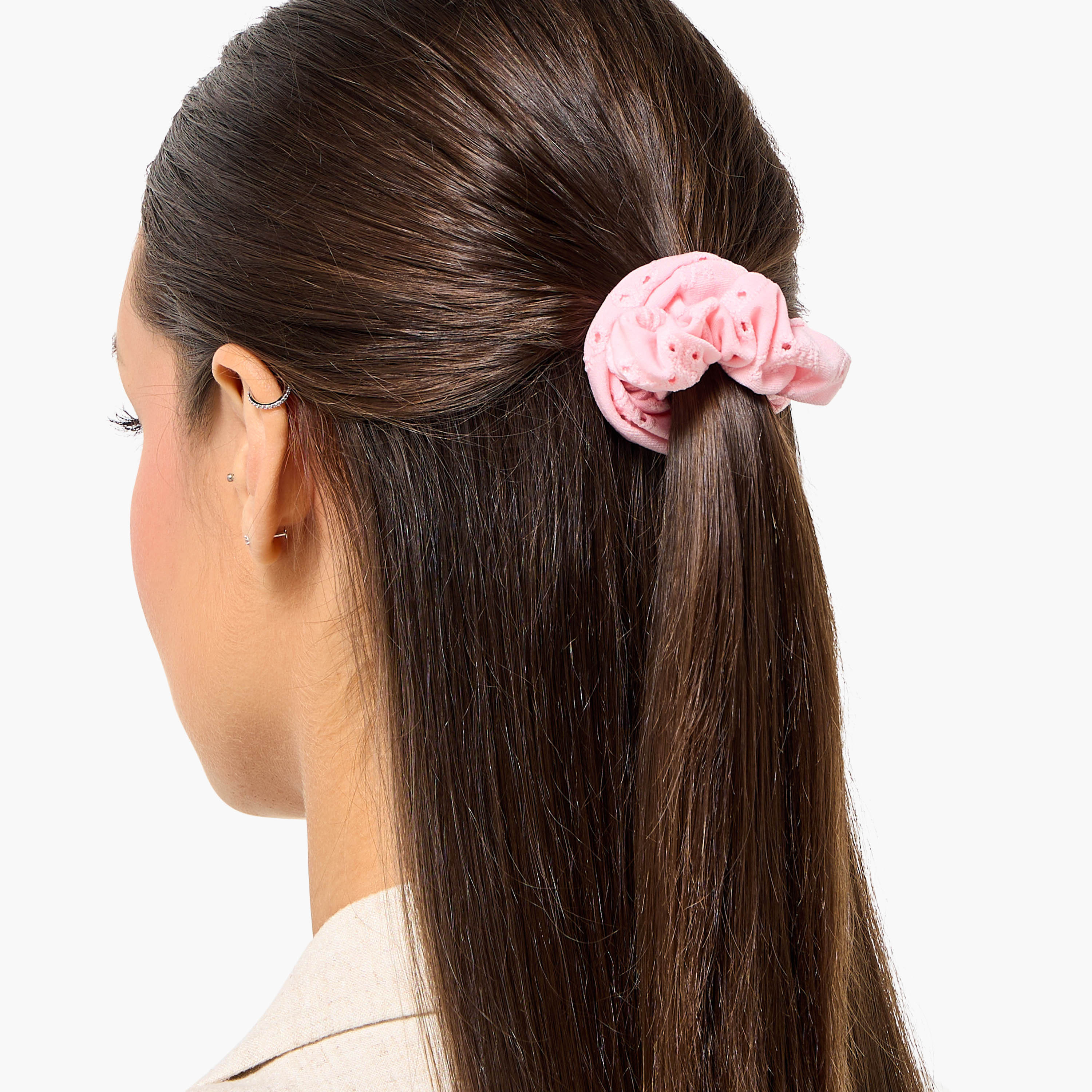 Pack of 6 Hair Scrunchie-women-hairaccessories-scrunchies-image-2