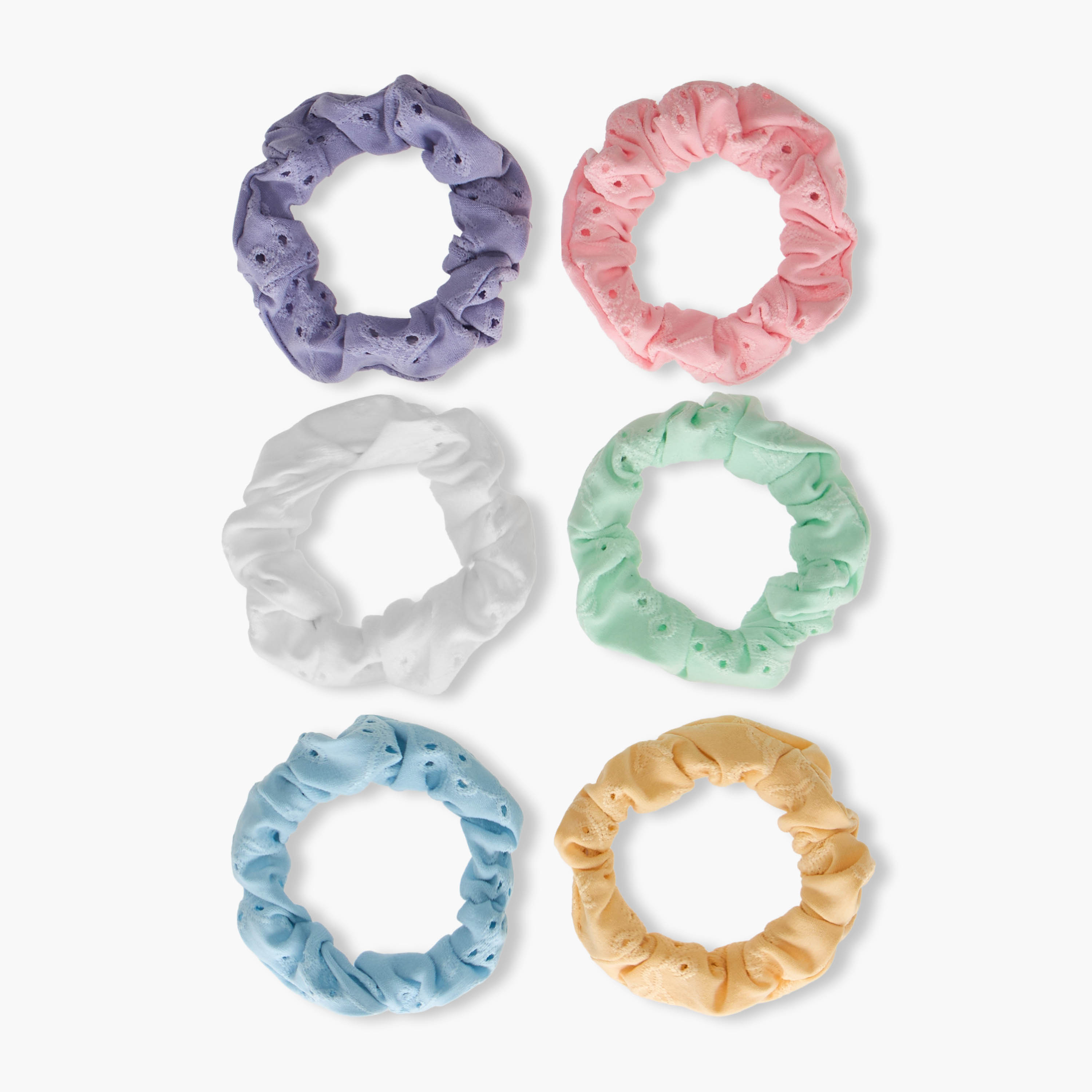 Pack of 6 Hair Scrunchie-women-hairaccessories-scrunchies-image-5