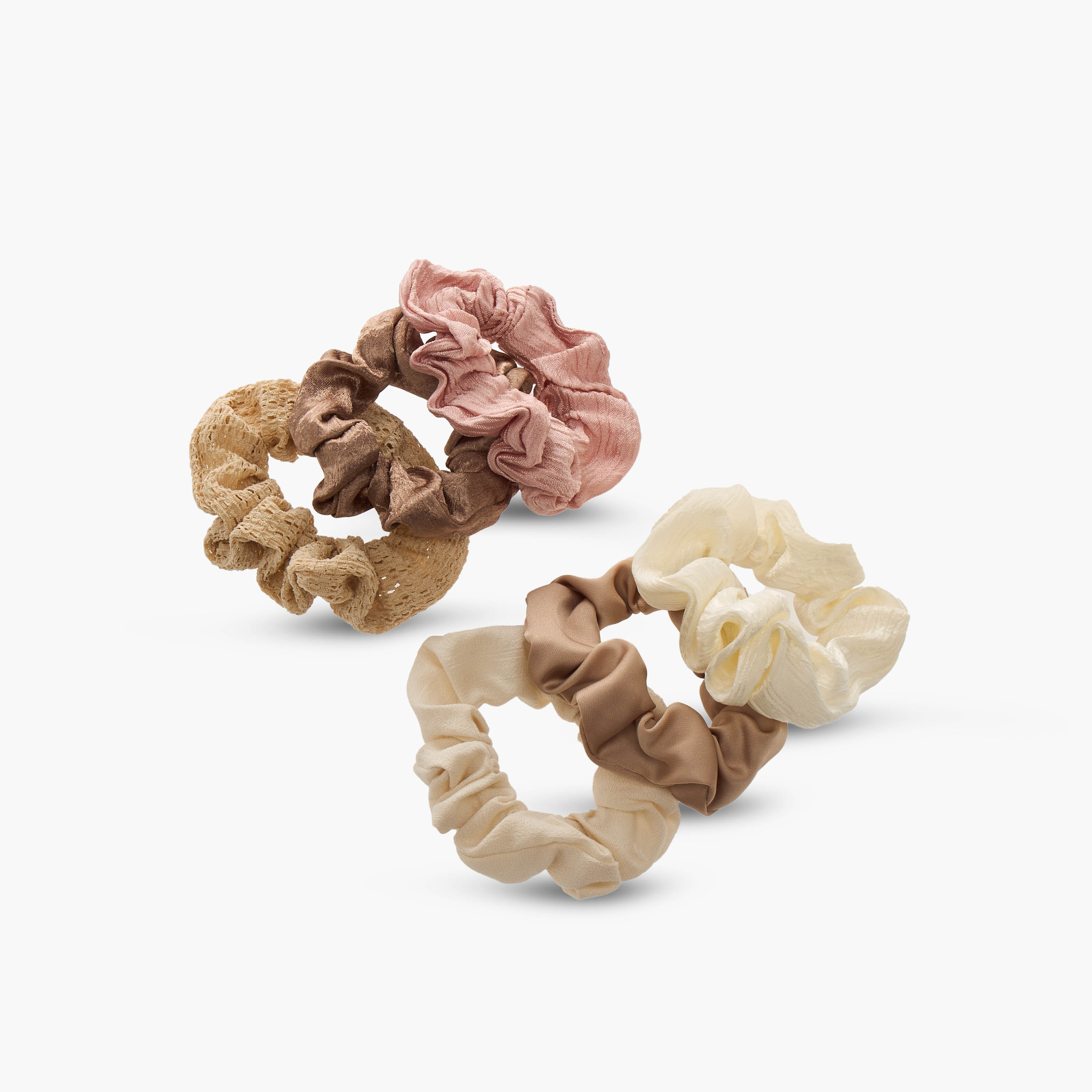 Pack of 6 Hair Scrunchie-women-hairaccessories-scrunchies-image-3