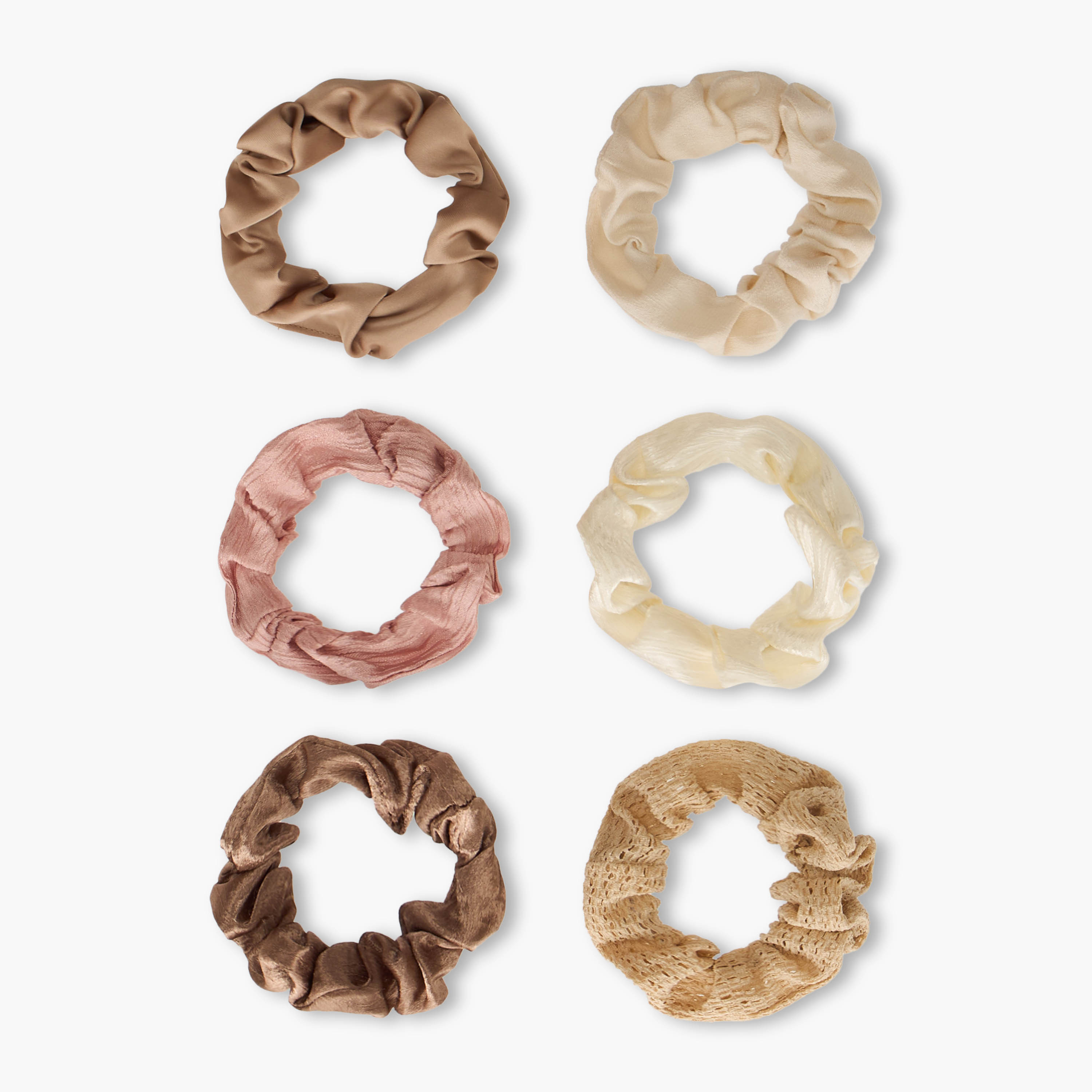 Pack of 6 Hair Scrunchie-women-hairaccessories-scrunchies-image-5