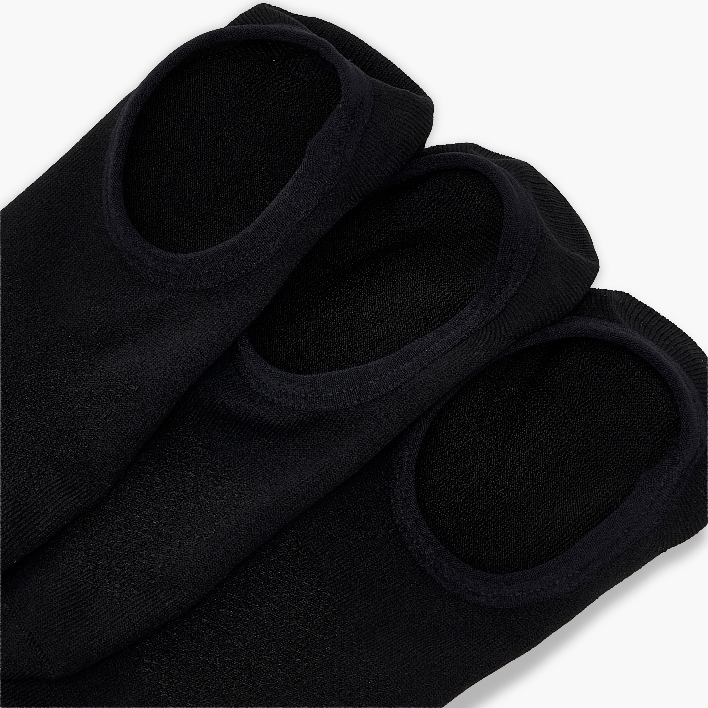 Pack of 3 No Show Microfibre Socks-women-socksandstockings-image-3