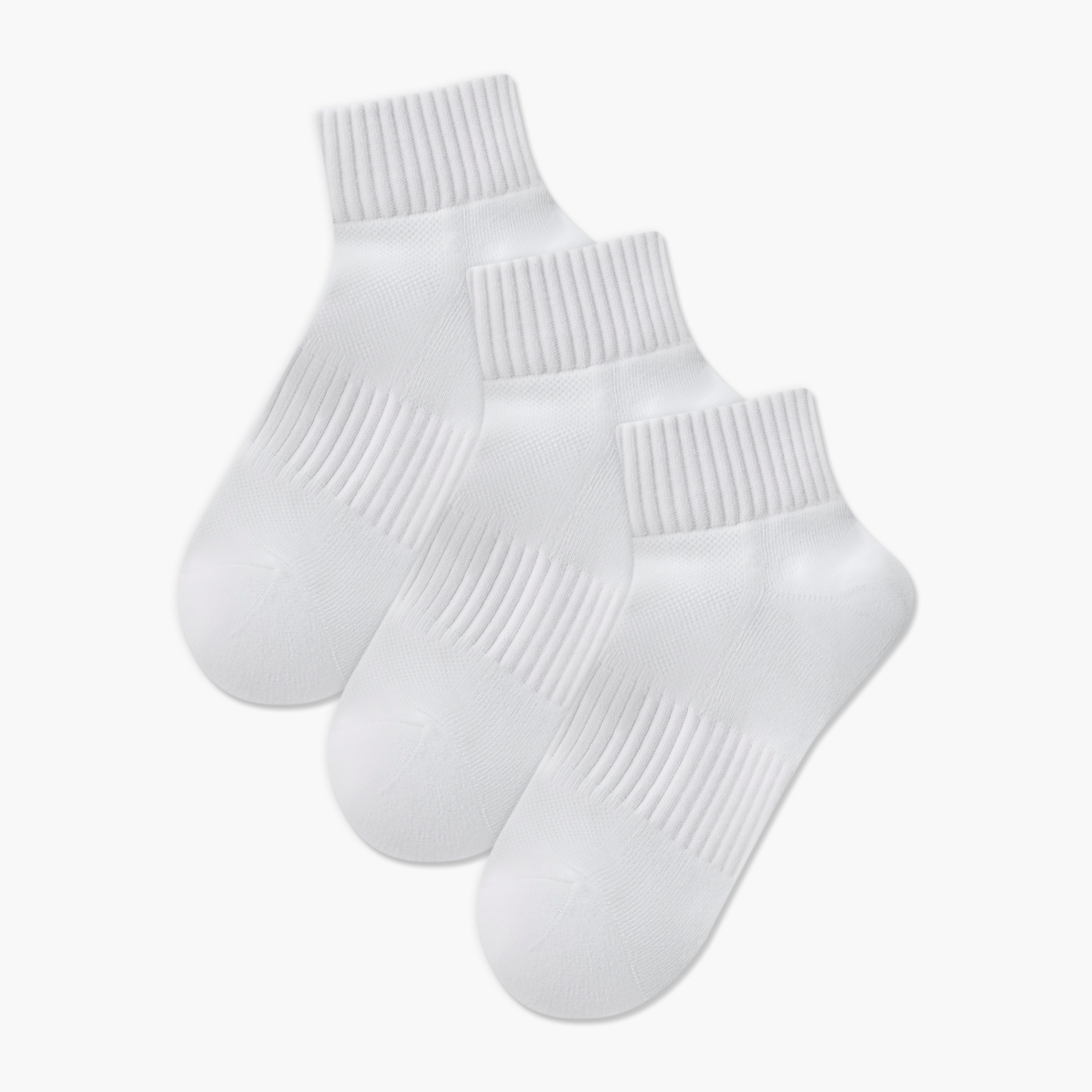 جوارب رياضية قطنية بطول الكاحل - طقم 3 قطع-women-socksandstockings-image-1