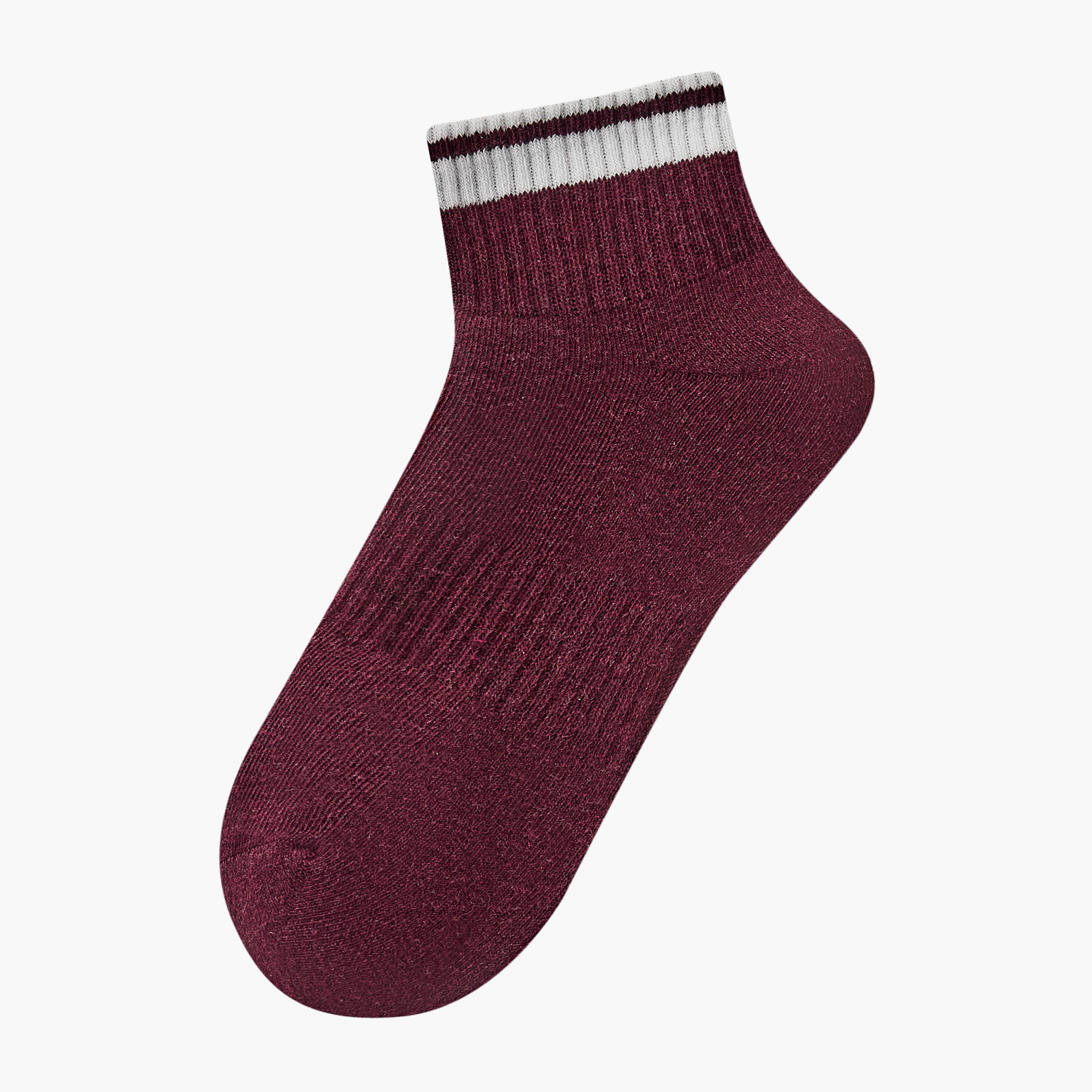 طقم جوارب قطنية 3 أزواج بطول الكاحل-women-socksandstockings-image-2