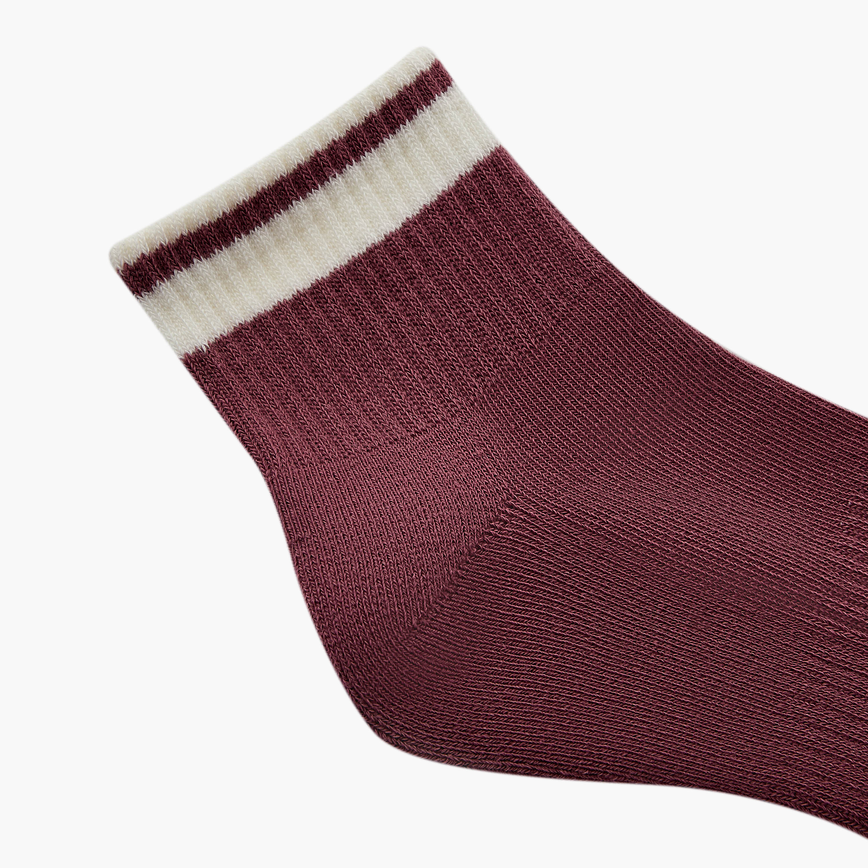 طقم جوارب قطنية 3 أزواج بطول الكاحل-women-socksandstockings-image-3