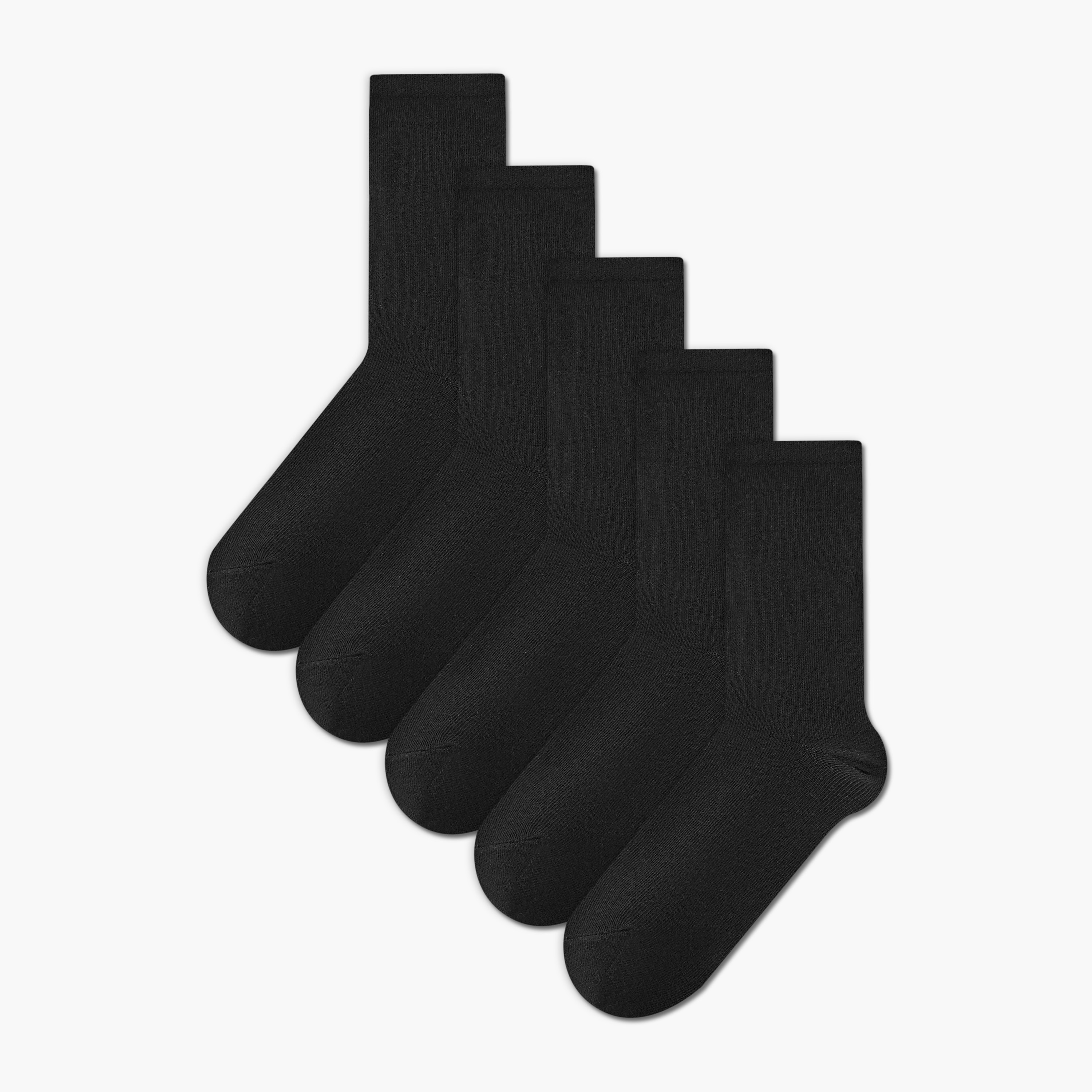 Pack of 5 Crew Length Cotton Socks-women-socksandstockings-image-1
