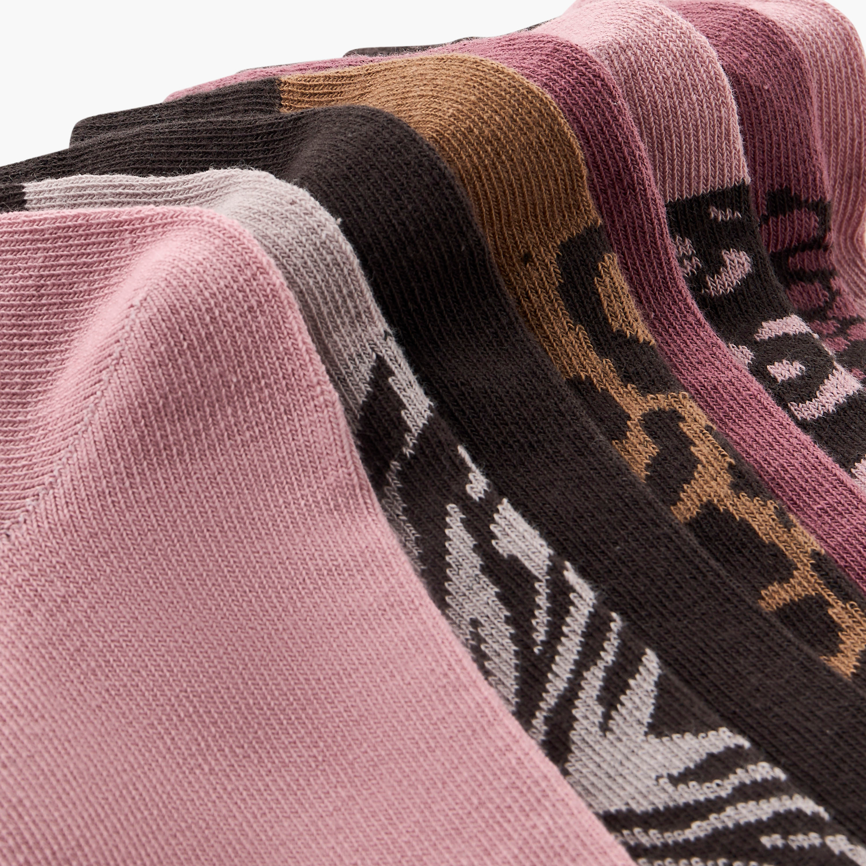Pack of 7 Trainer Cotton Socks-women-socksandstockings-image-4
