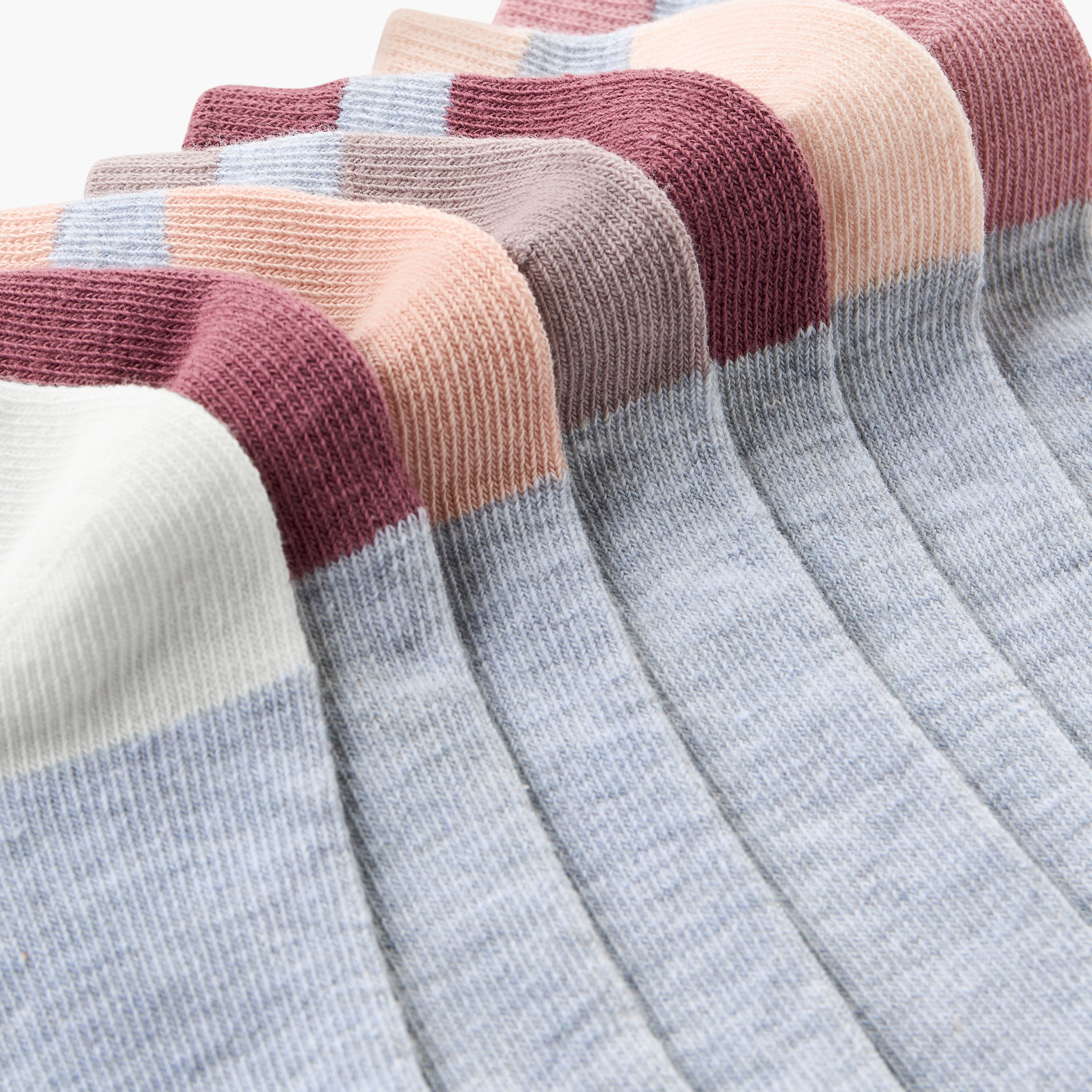 Pack of 7 Trainer Cotton Socks-women-socksandstockings-image-4