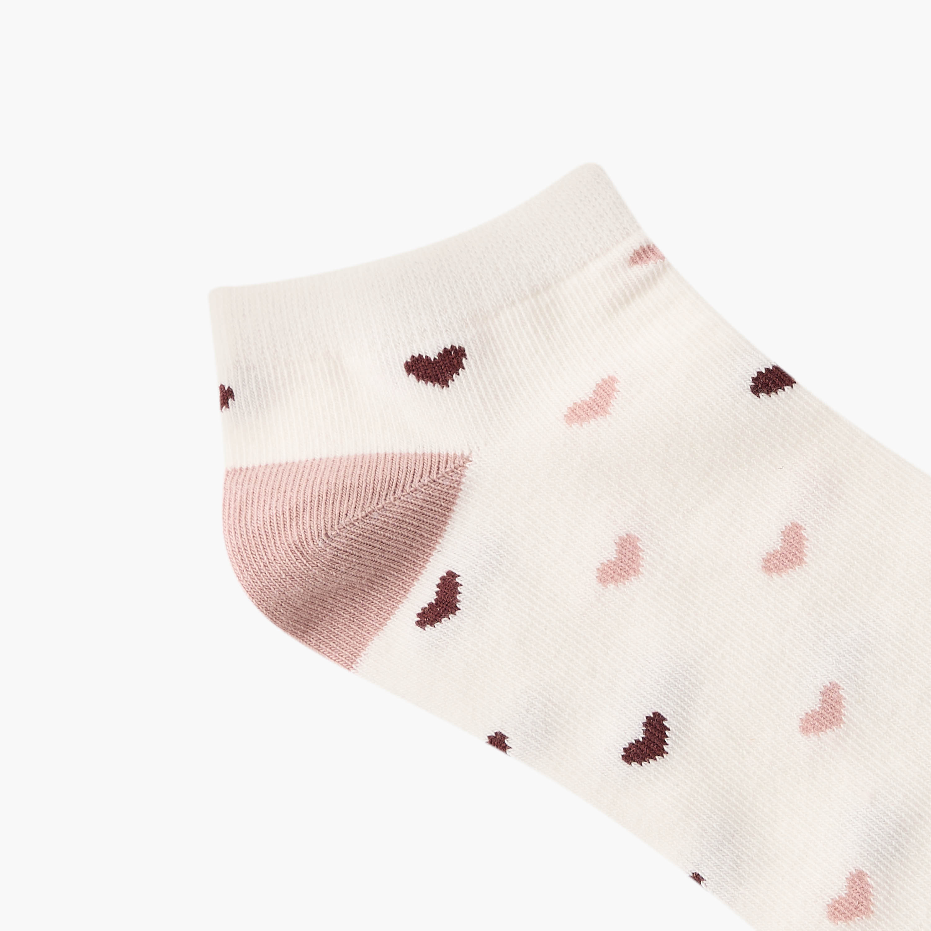 Pack of 7 Ankle Length Cotton Socks-women-socksandstockings-image-3