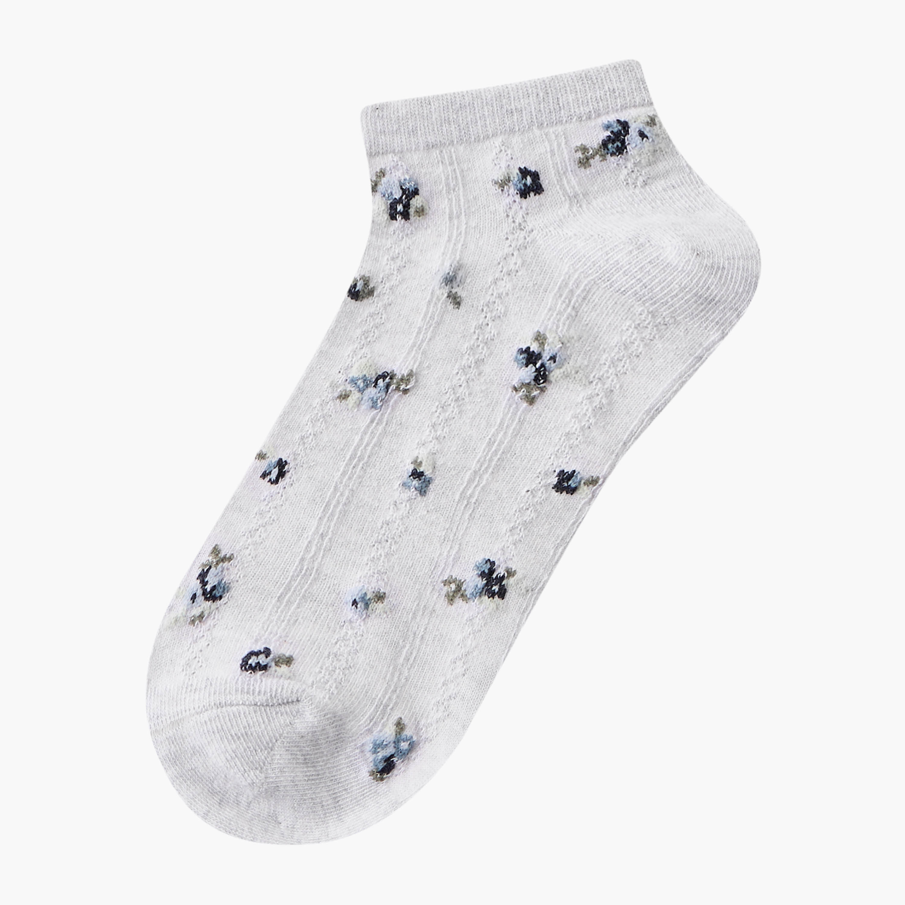 Pack of 7 Ankle Length Cotton Socks-women-socksandstockings-image-2