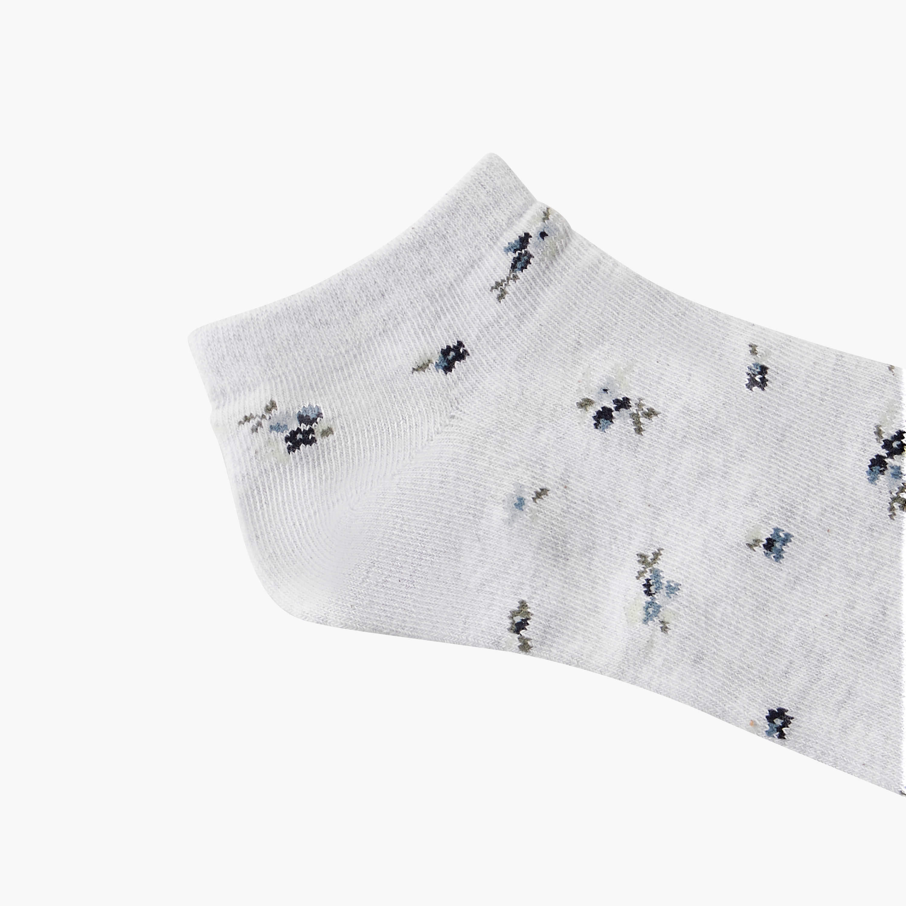 Pack of 7 Ankle Length Cotton Socks-women-socksandstockings-image-3