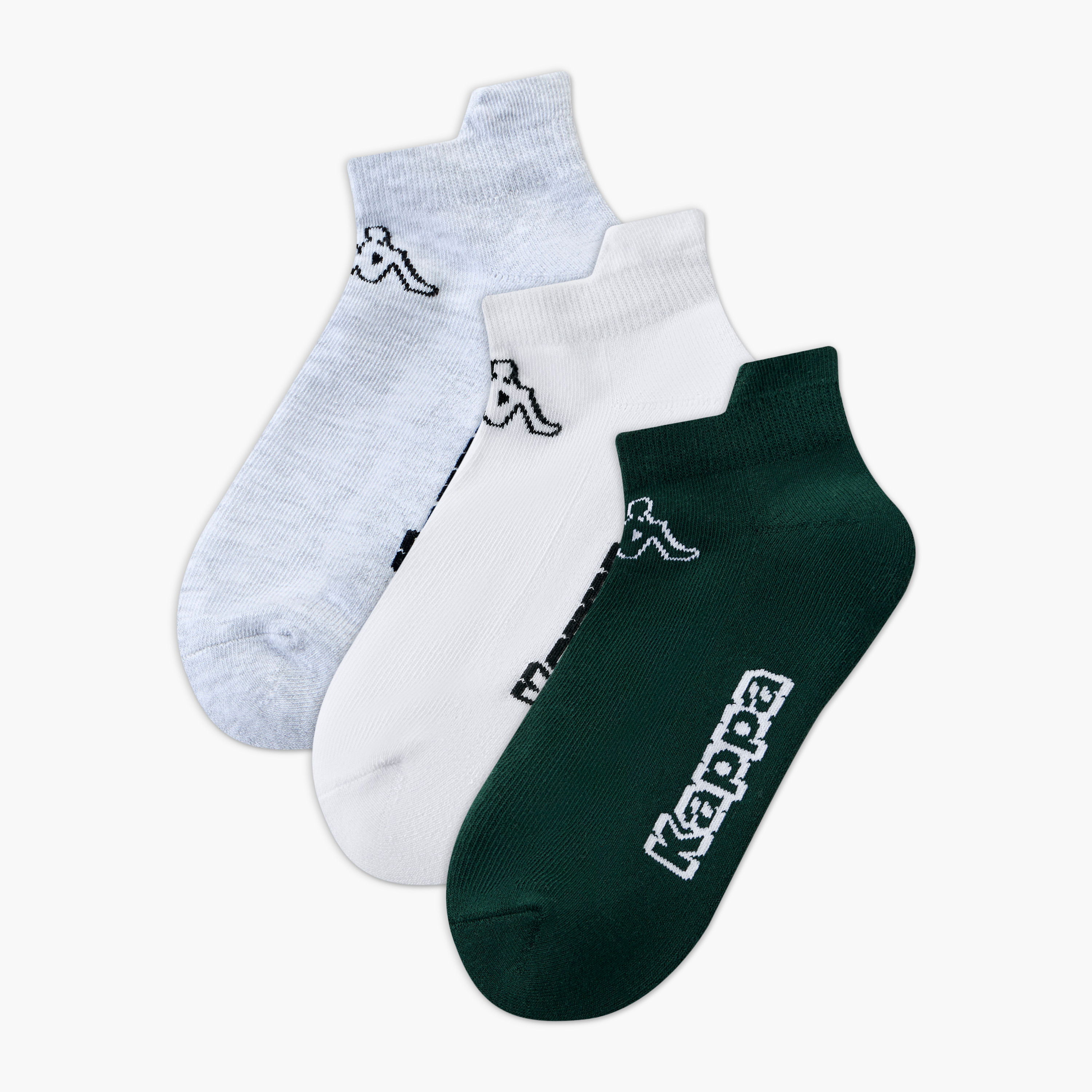 Kappa Pack of 3 Trainer Cotton Socks-women-socksandstockings-image-1
