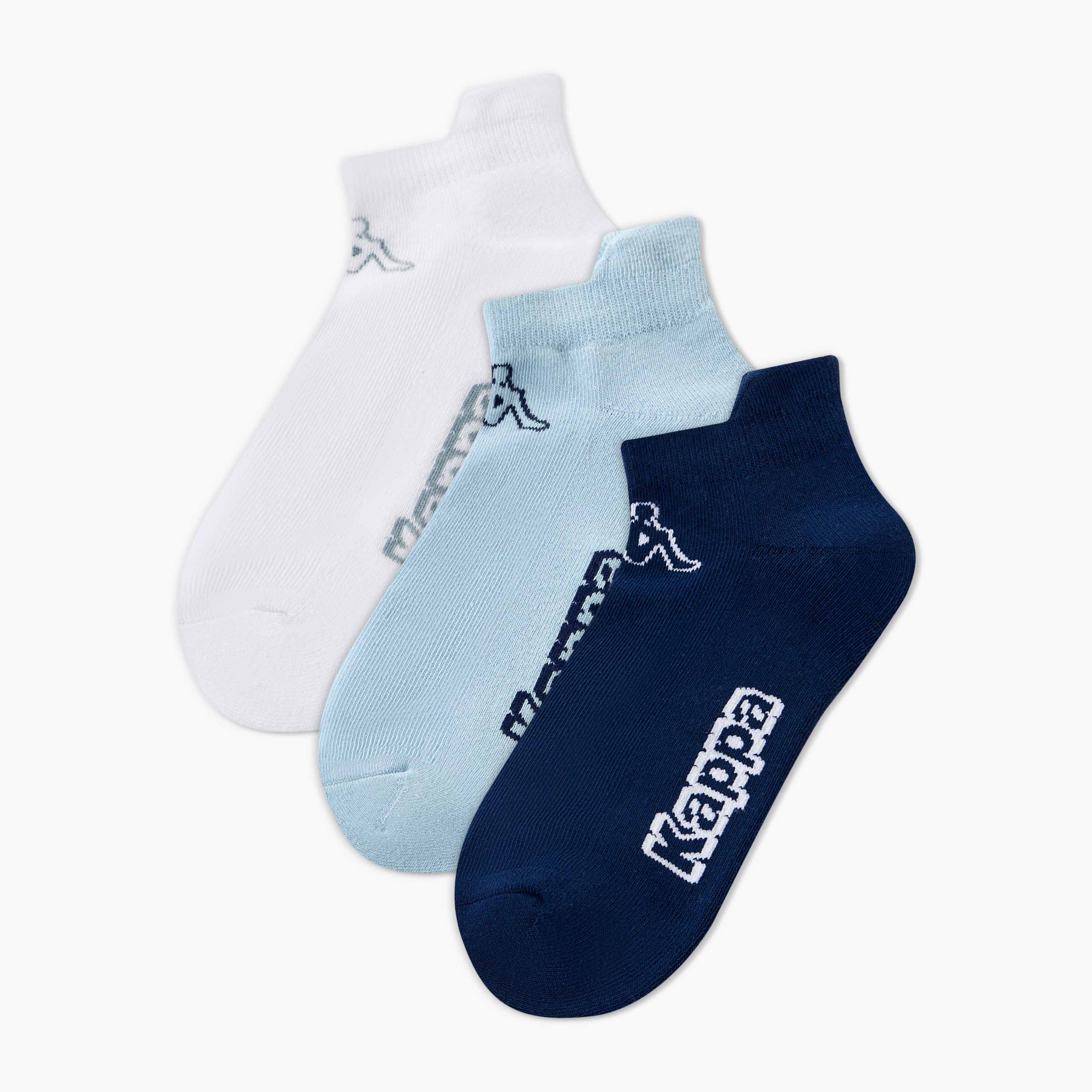 Kappa Pack of 3 Trainer Cotton Socks-women-socksandstockings-image-1