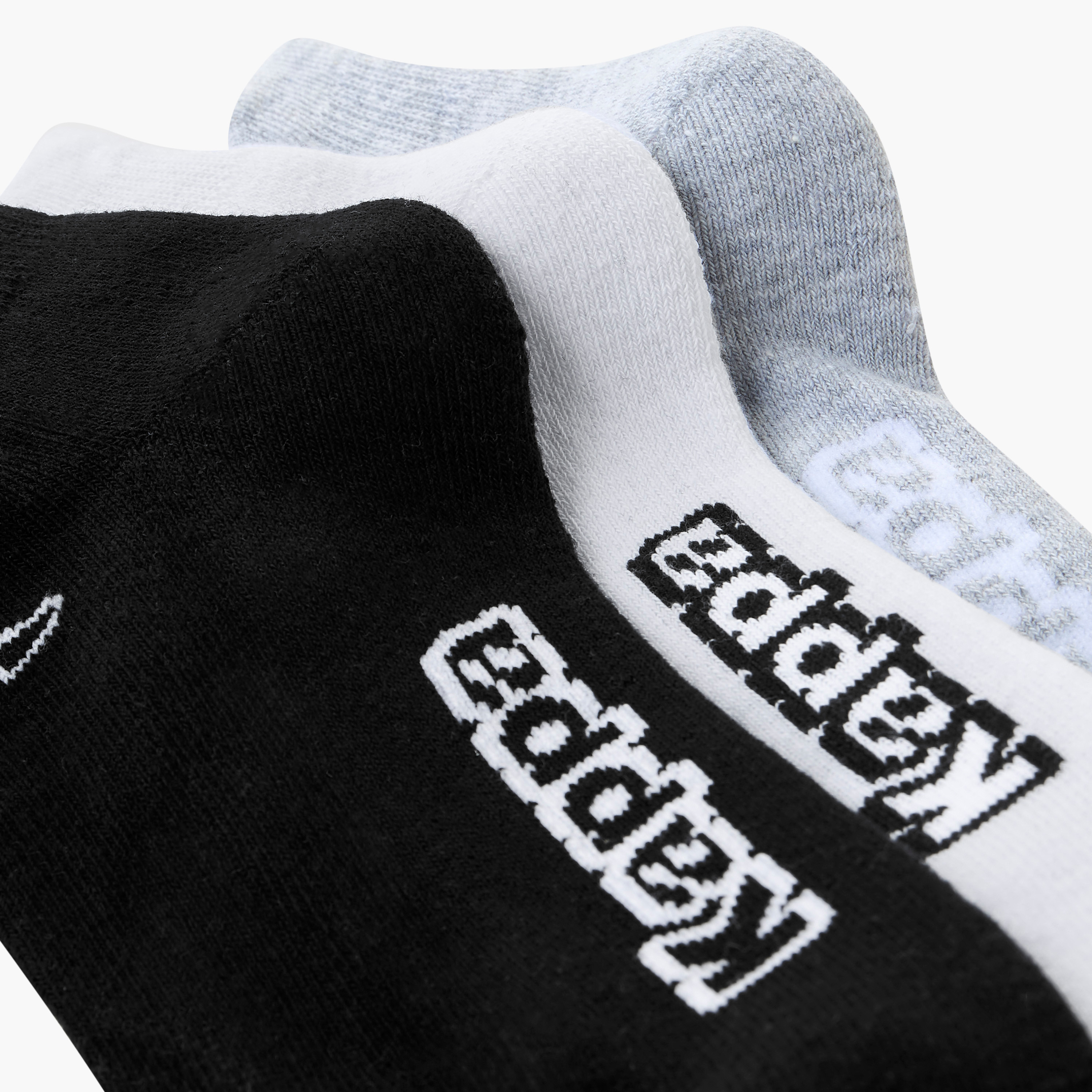 Kappa Pack of 3 Trainer Cotton Socks-women-socksandstockings-image-2