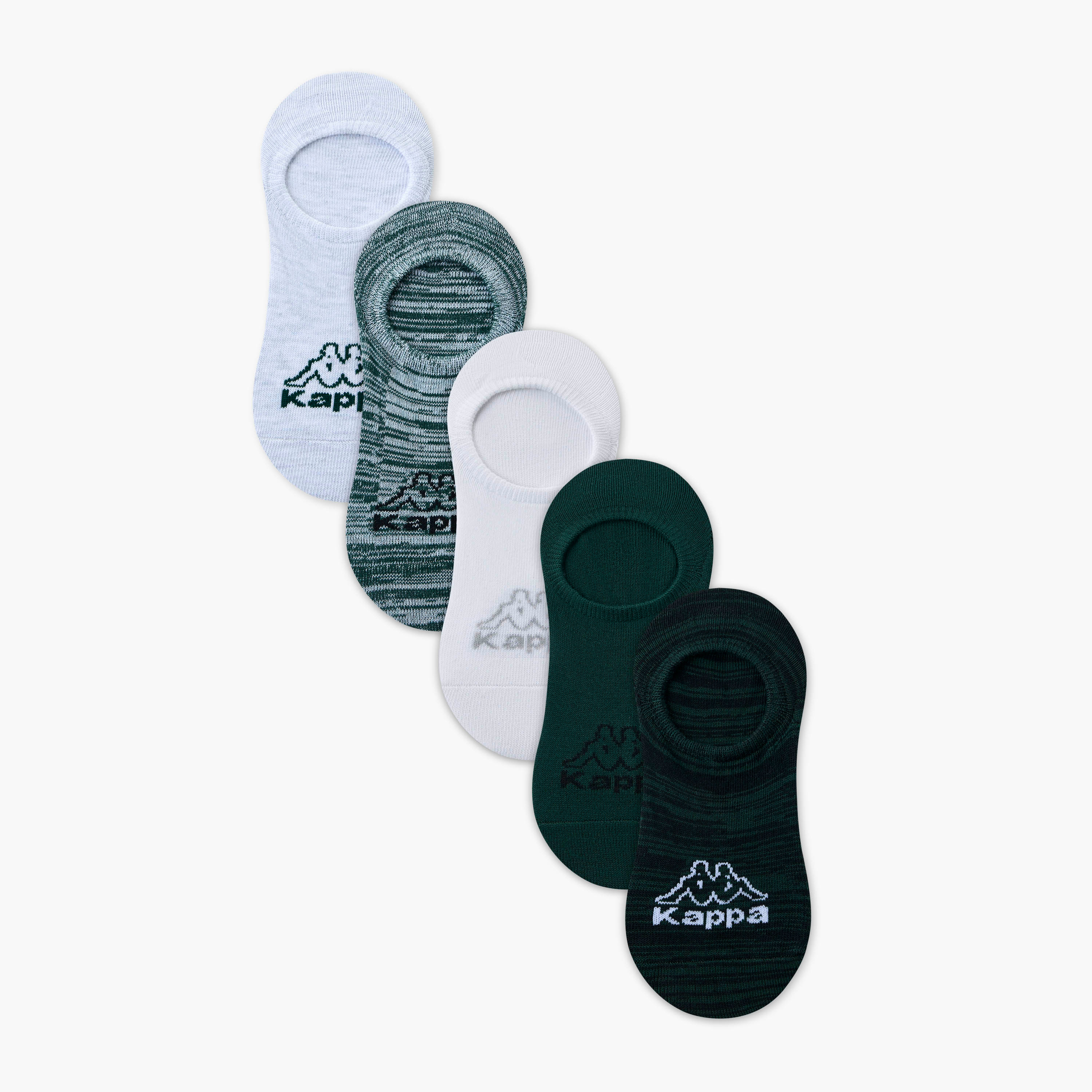 Kappa Pack of 5 Invisible Cotton Socks-women-socksandstockings-image-1
