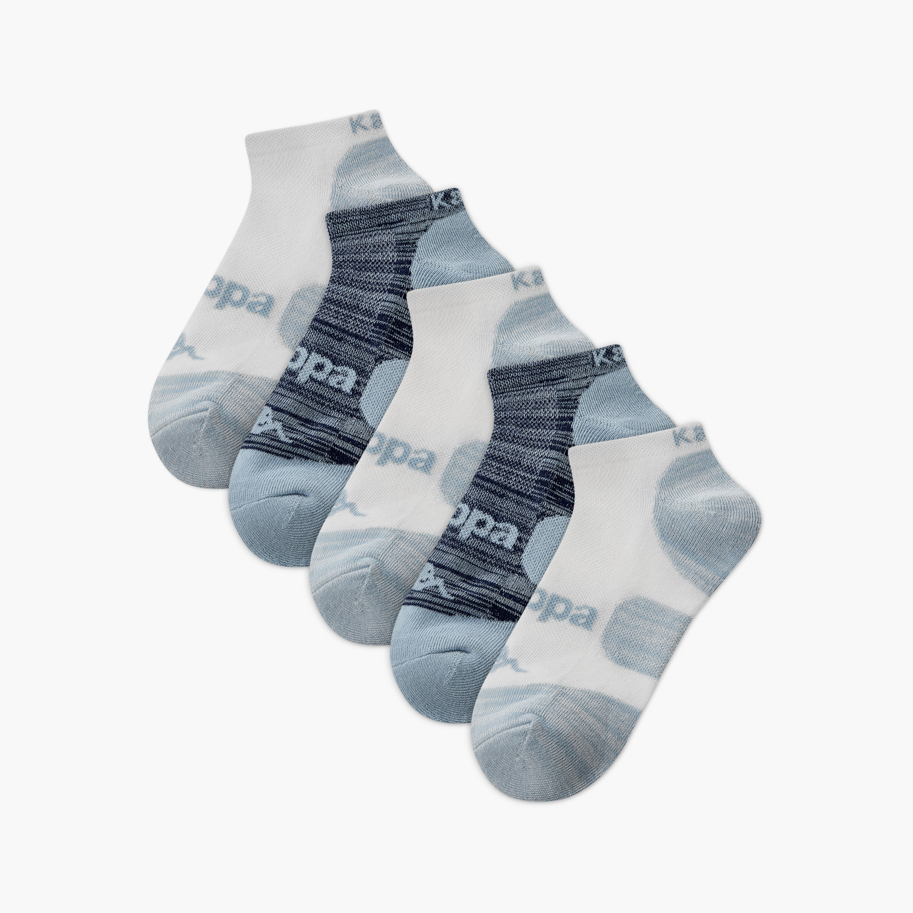 Pack of 5 Ankle Length Cotton Socks-women-socksandstockings-image-1
