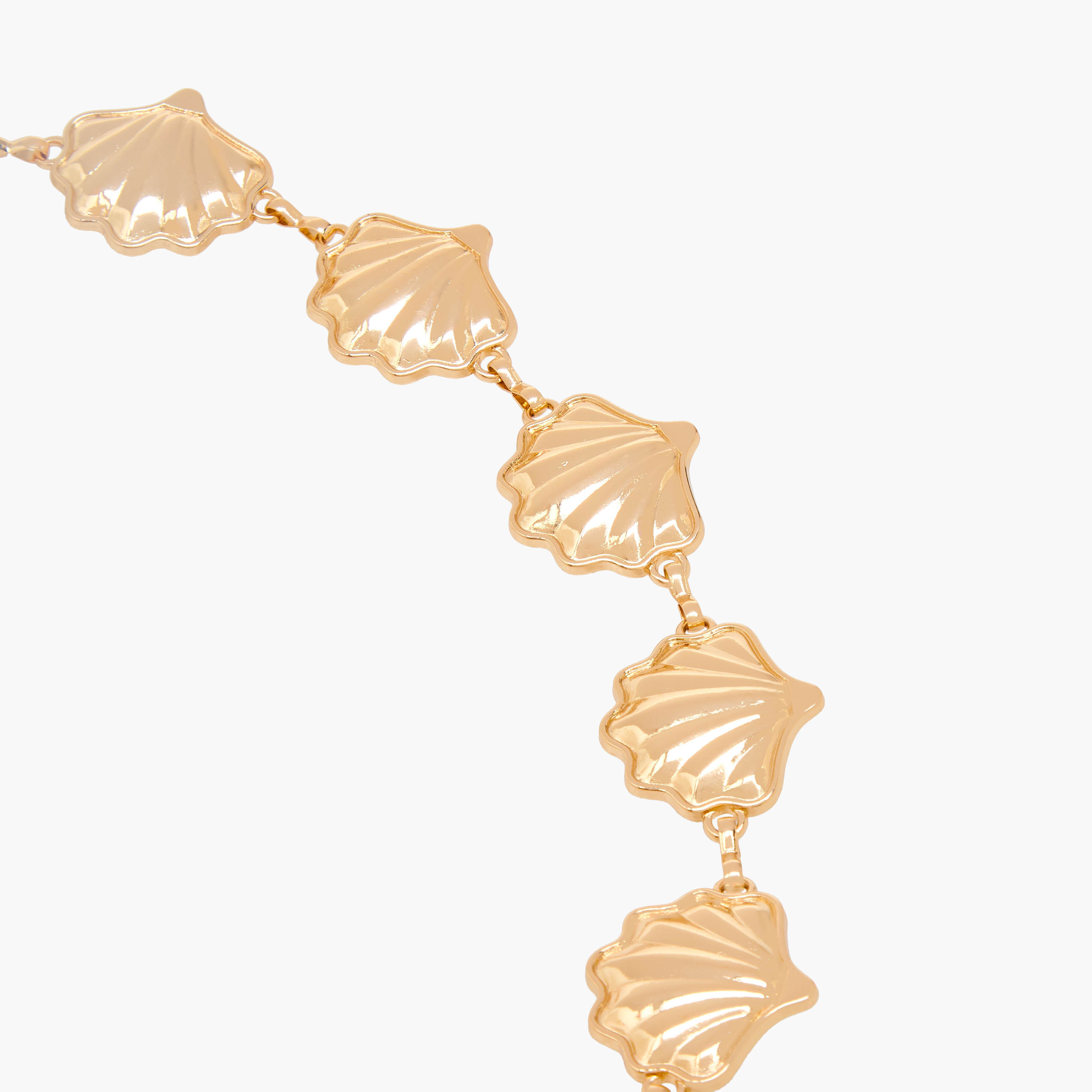 Metal Chain Belt with Seashell Charm Detail-women-clothingaccessories-belts-image-4