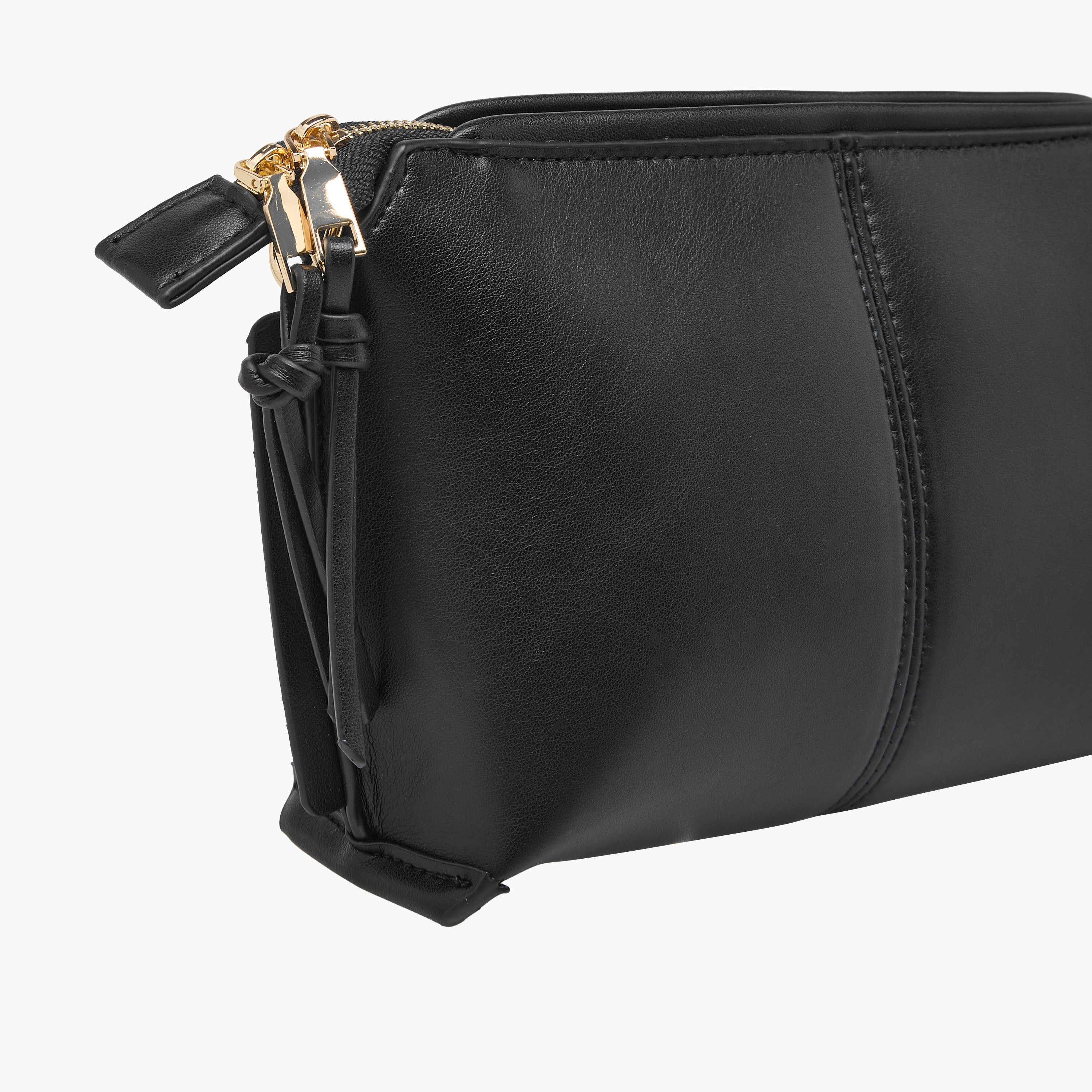 Textured Crossbody Bag with Printed Strap-women-bagsandwallets-handbags-image-5