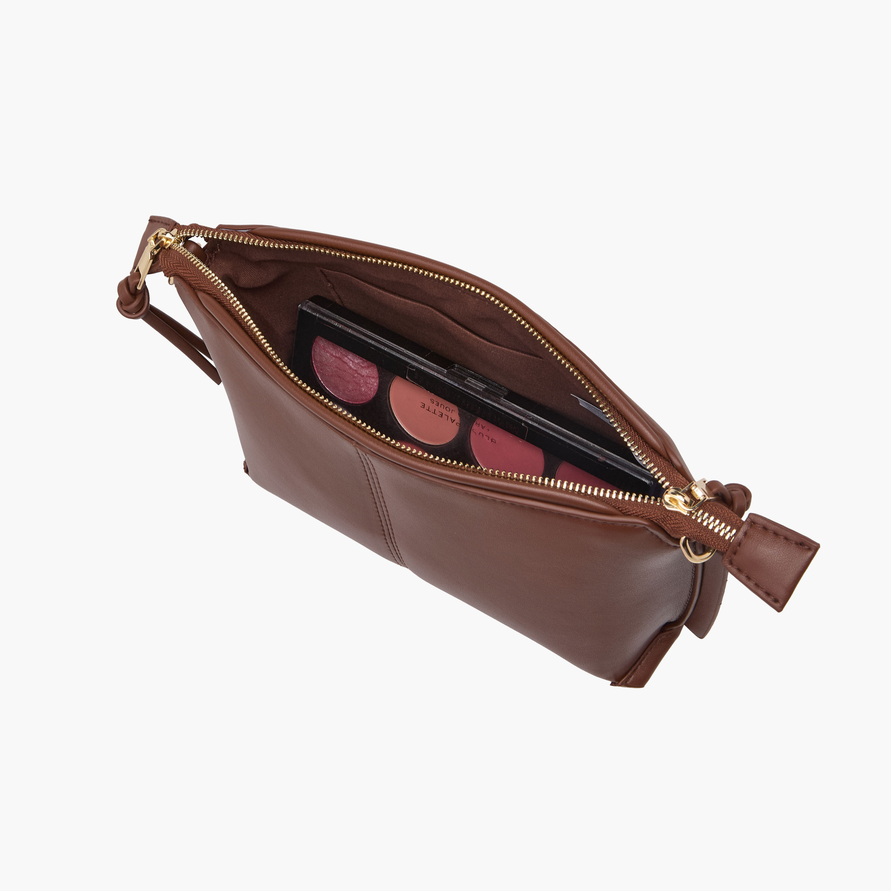 Textured Crossbody Bag with Printed Strap-women-bagsandwallets-handbags-image-8