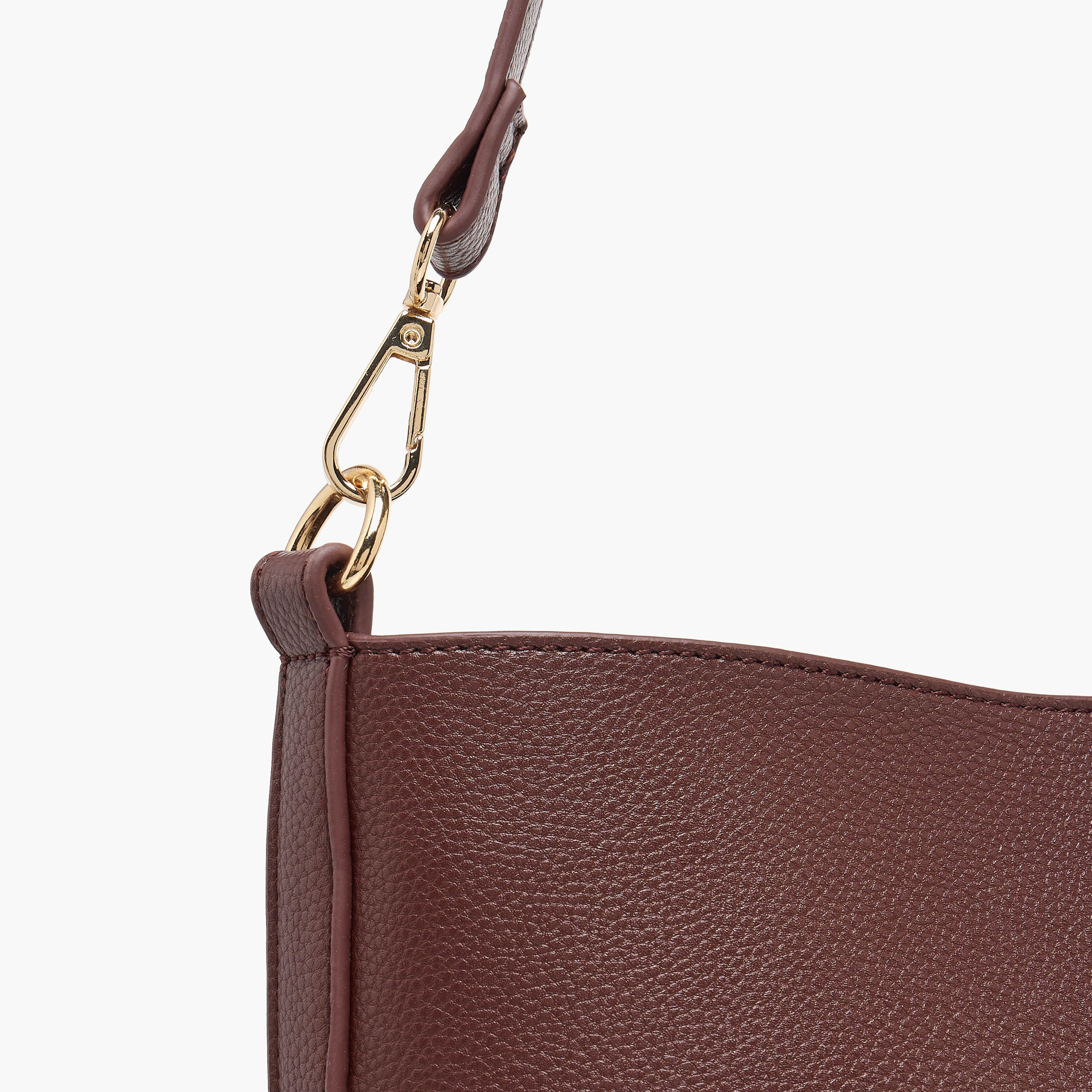 Textured Bucket Bag with Twist Lock Closure-women-bagsandwallets-handbags-image-6
