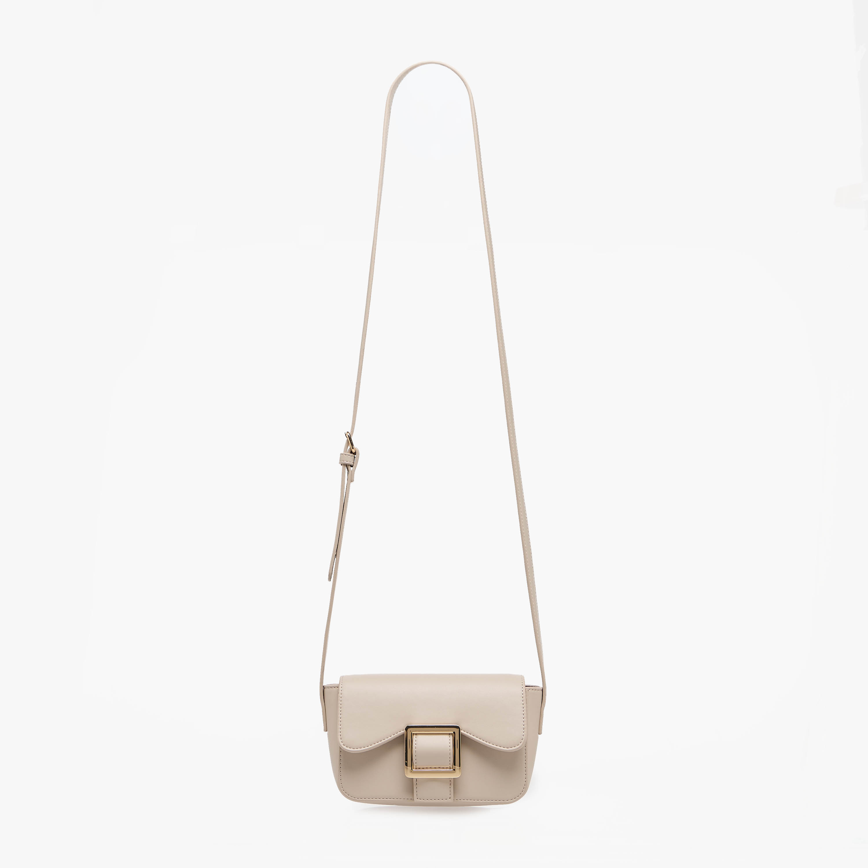 Buckle Accent Crossbody Bag with Magnetic Button Closure-women-bagsandwallets-handbags-image-3
