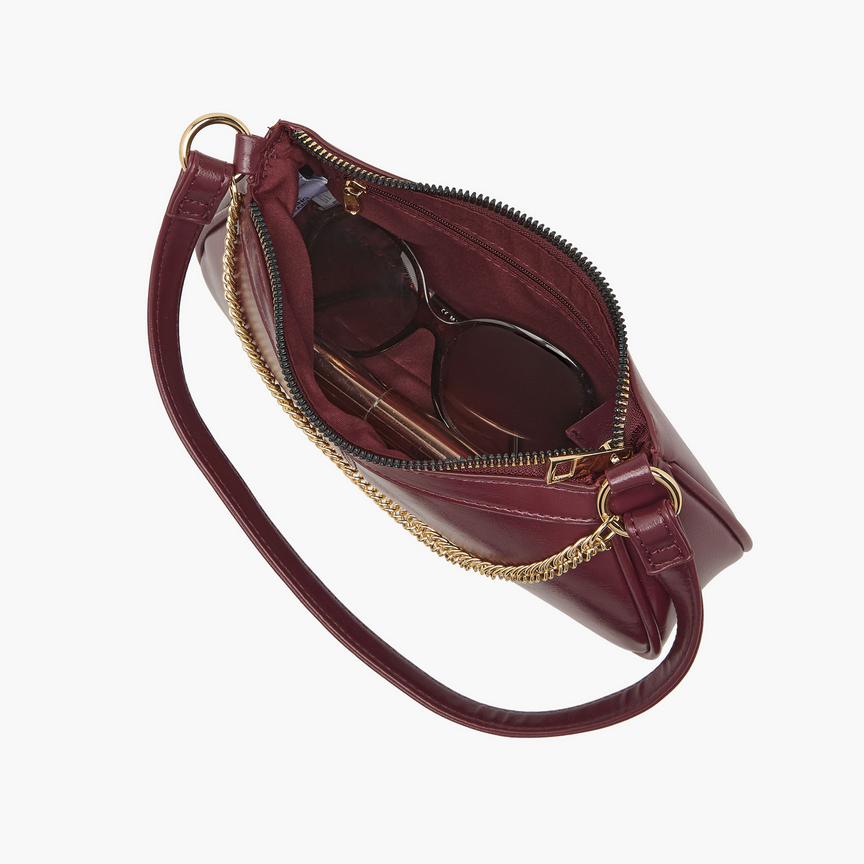 شنطة كتف بسلسلة وسحاب إغلاق-women-bagsandwallets-handbags-image-8