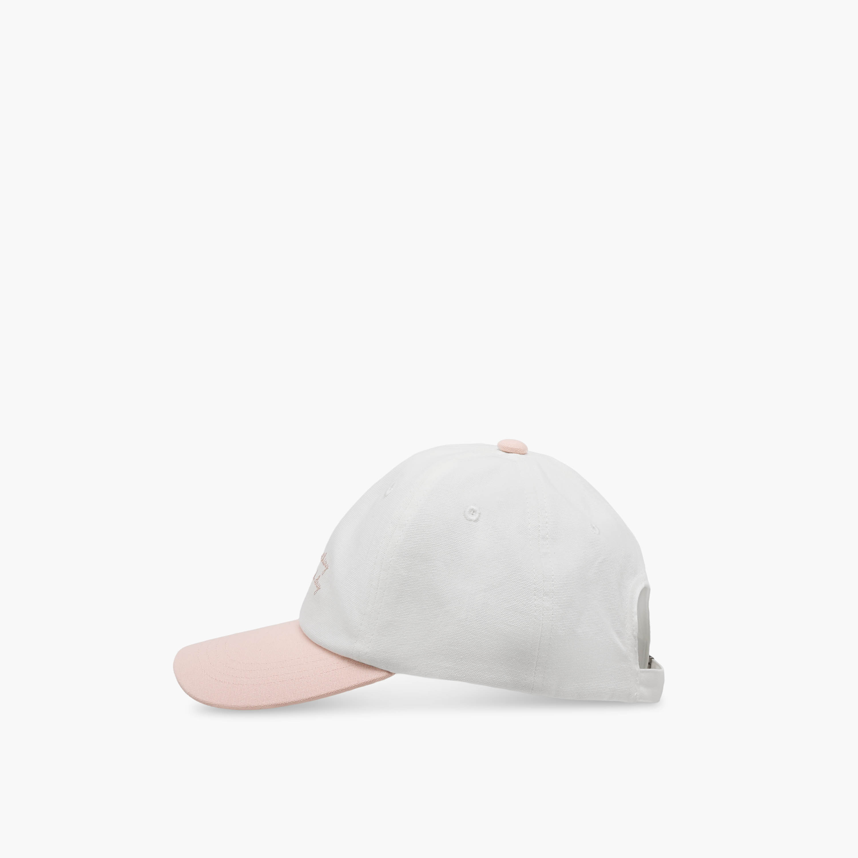 Slogan Cap with Buckled Strap Closure-women-clothingaccessories-capsandhats-image-4