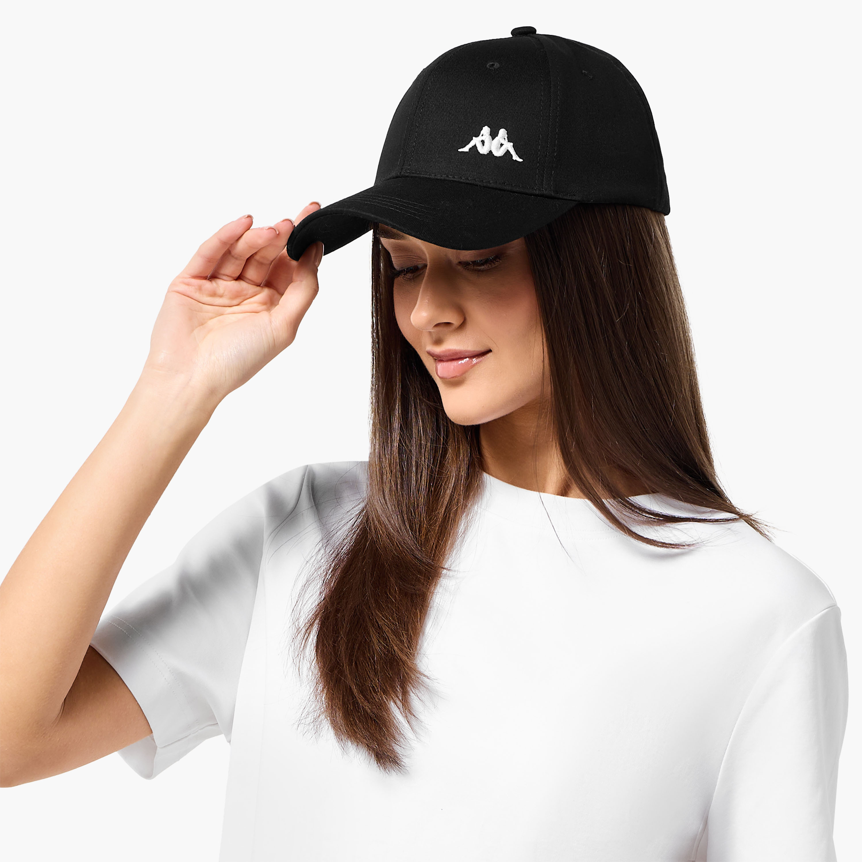 Kappa Logo Embroidered Baseball Cap-women-clothingaccessories-capsandhats-image-2