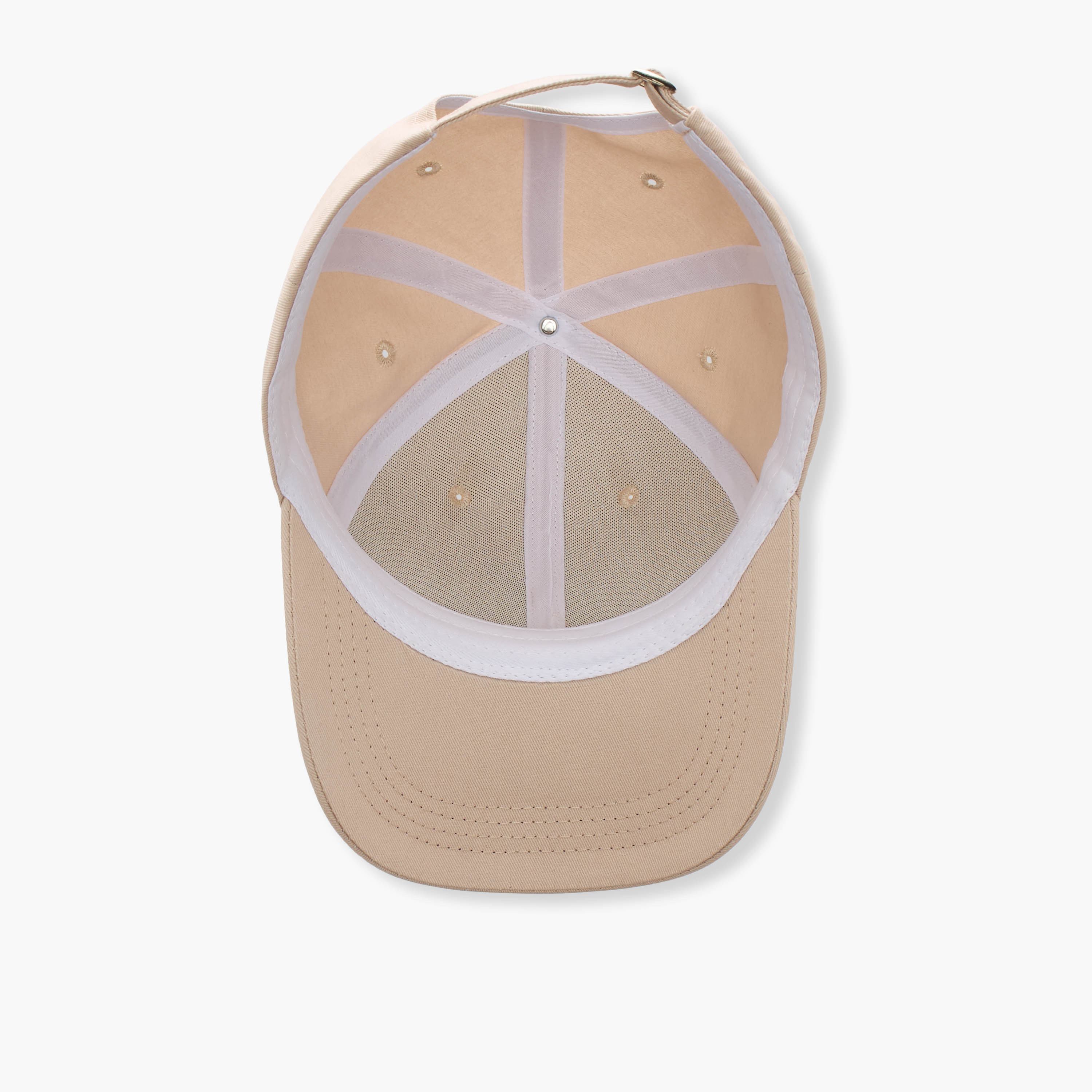 Textured Cap with Buckled Strap Closure-women-clothingaccessories-capsandhats-image-8