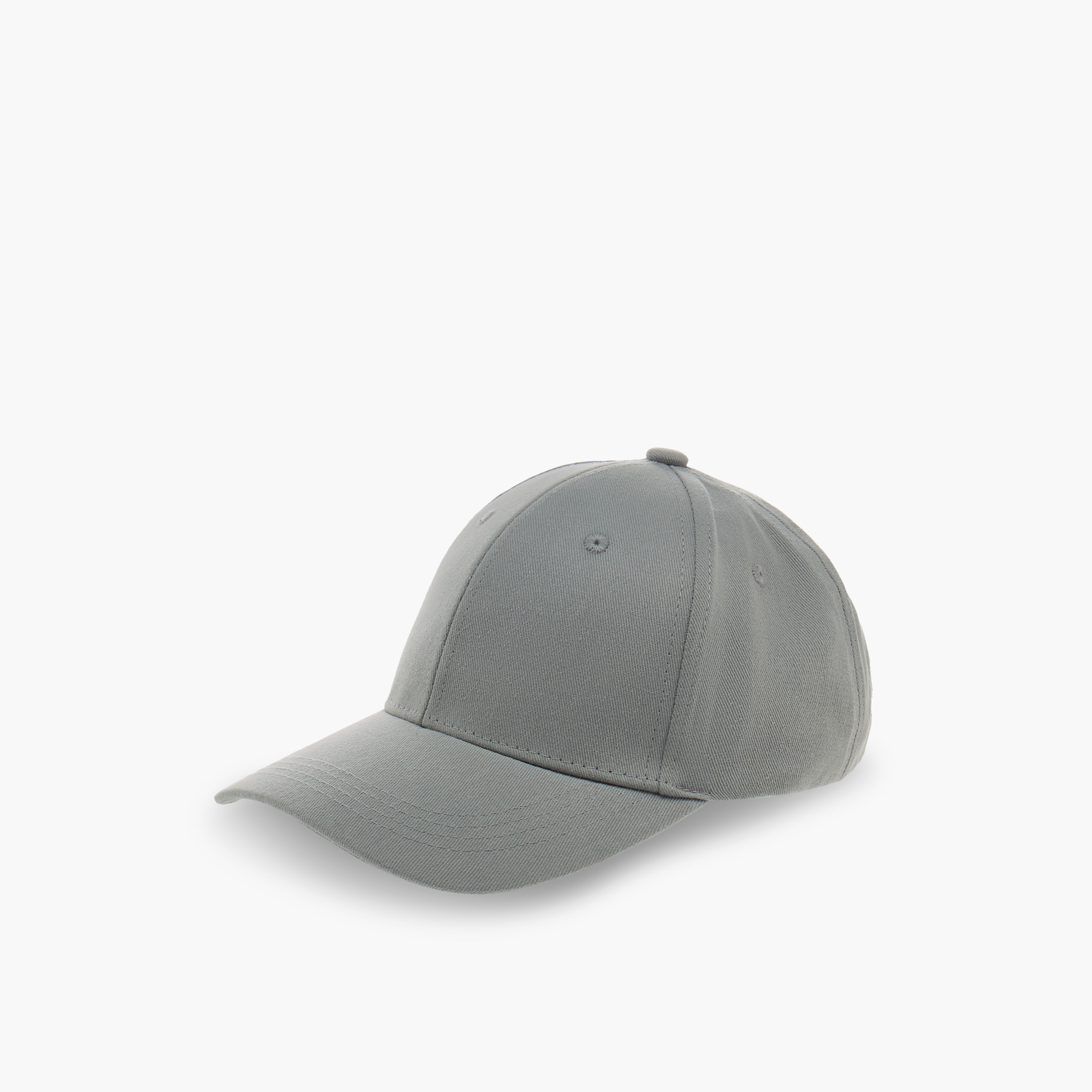 Textured Cap with Buckled Strap Closure-women-clothingaccessories-capsandhats-image-3
