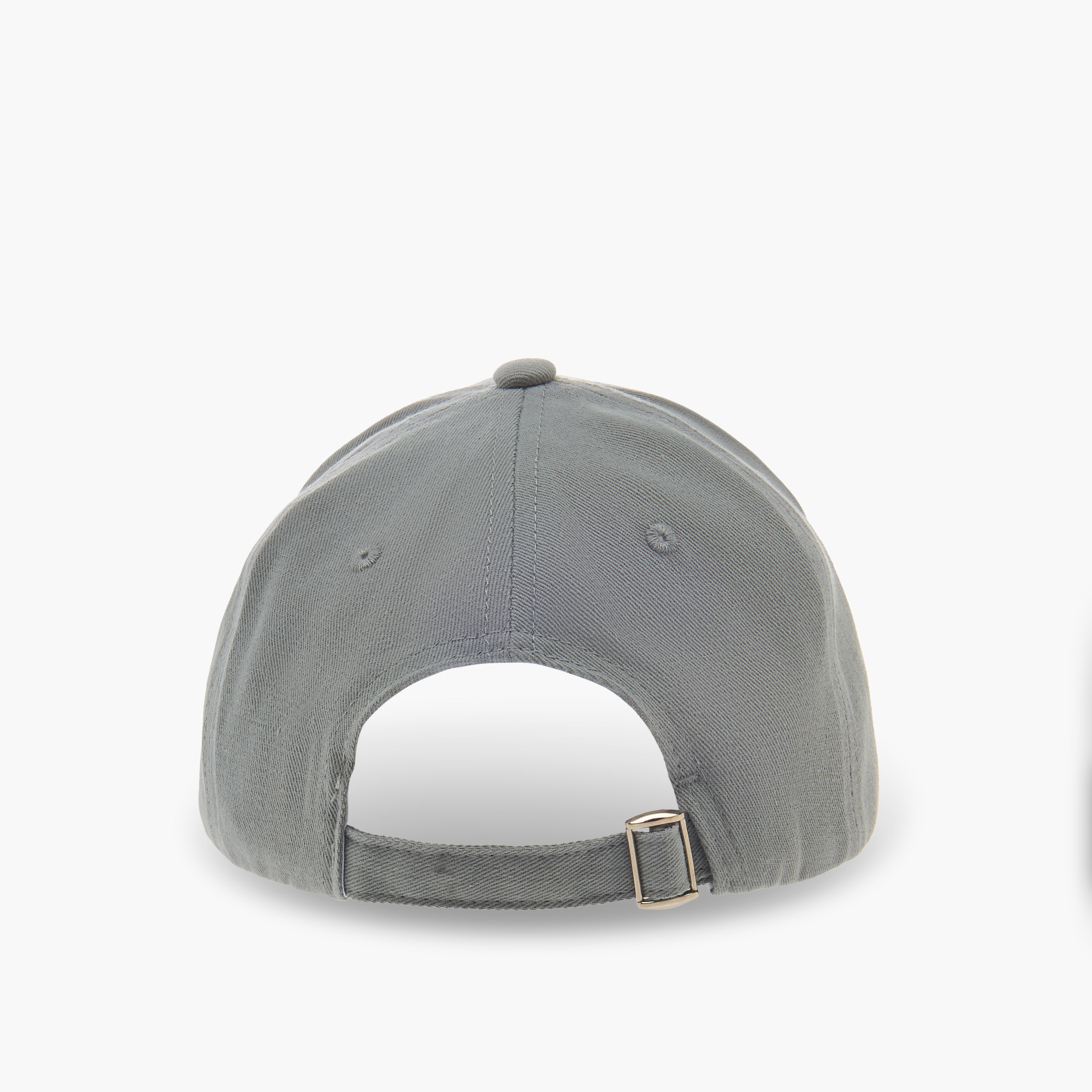 Textured Cap with Buckled Strap Closure-women-clothingaccessories-capsandhats-image-6